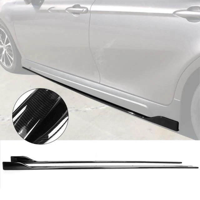 Side Skirt - Carbon Fiber Print Fits Toyota Camry 2018-2024 - Image 5