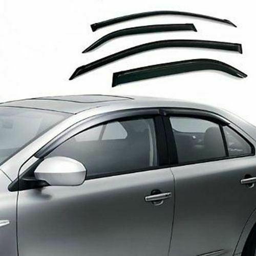 Fit 2018-2021 Infiniti Q50 Out-Channel Vent Window Visors Rain Sun Wind Guards Shade Deflectors - Image 2