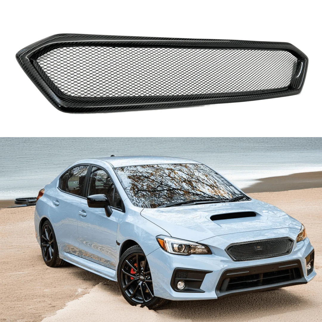 2018-2021 Subaru WRX STI VA - Carbon Fiber Mesh Grille