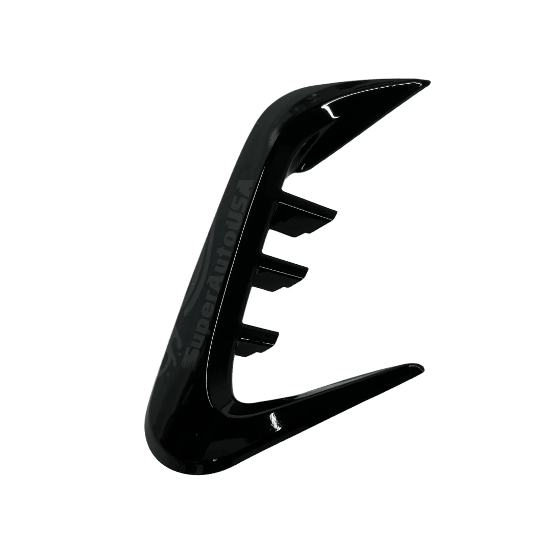 Fits 2019-2022 BMW 3-Series G20 Gloss Black Rear Air Vent Trim Frame - Image 6