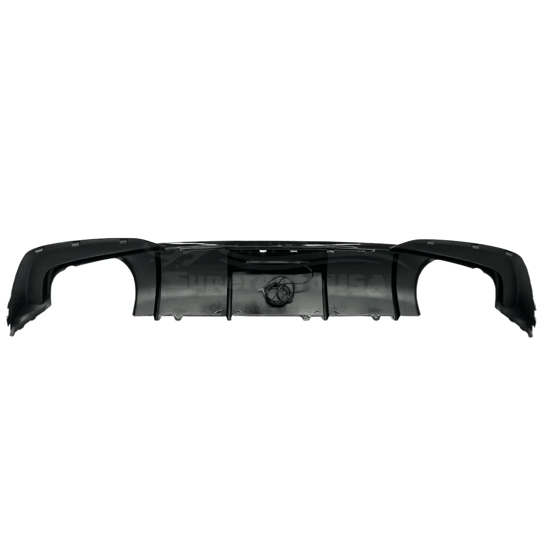 Fits 2019-2022 BMW 3 Series G20 Gloss Black Rear Diffuser with Rear Corner Splitter - Image 16