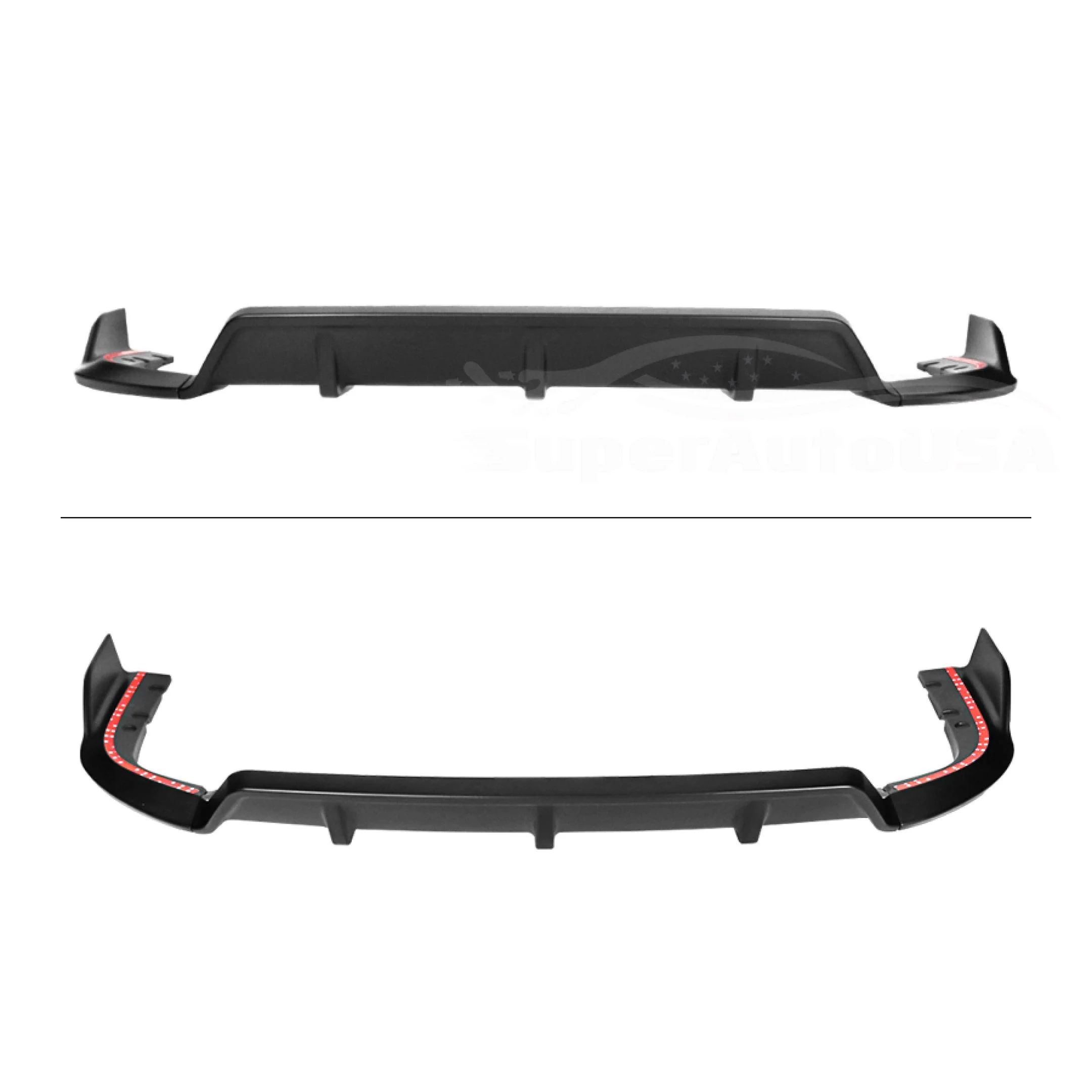 Fits 2019-2026 BMW G05 X5 with M Sport Rear Bumper Lip Diffuser (Gloss Black) - Image 6