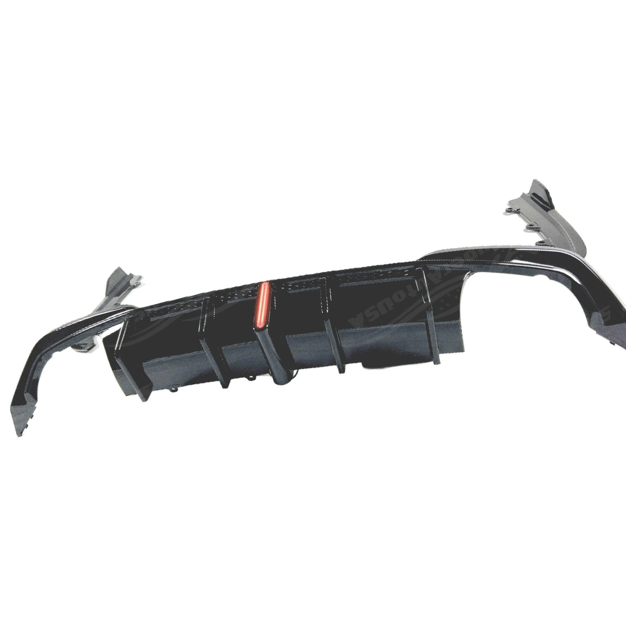 Fits 2019-2022 BMW G20 3 Series VTEN M-Sport CMS Style Rear Bumper Lip Diffuser W/ LED Light - Image 10