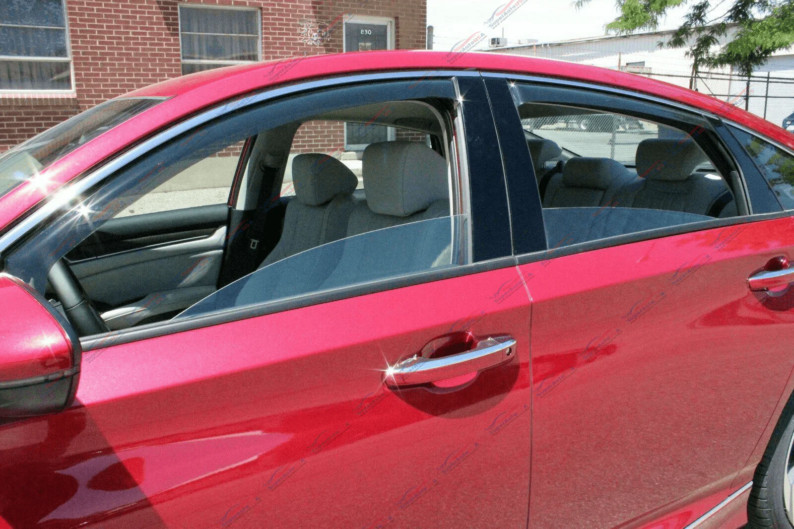 Fits 2019-2025 Forte In-Channel Vent Window Visors Rain Guards Shade Deflectors - Image 4
