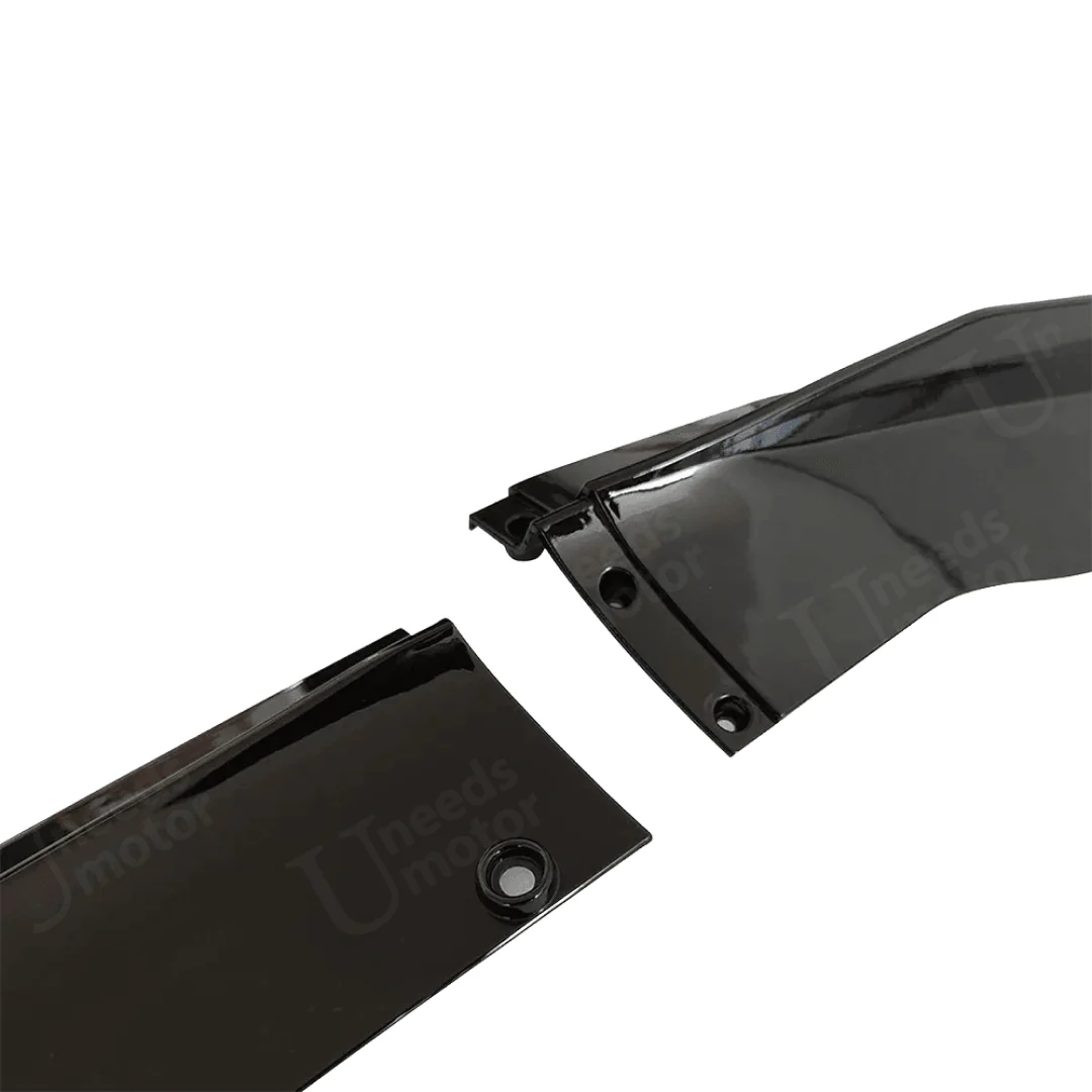Fits 2021-2024 BMW G22 G23 430i M440i MP Style Gloss Black Front Lip Spoiler - Image 4