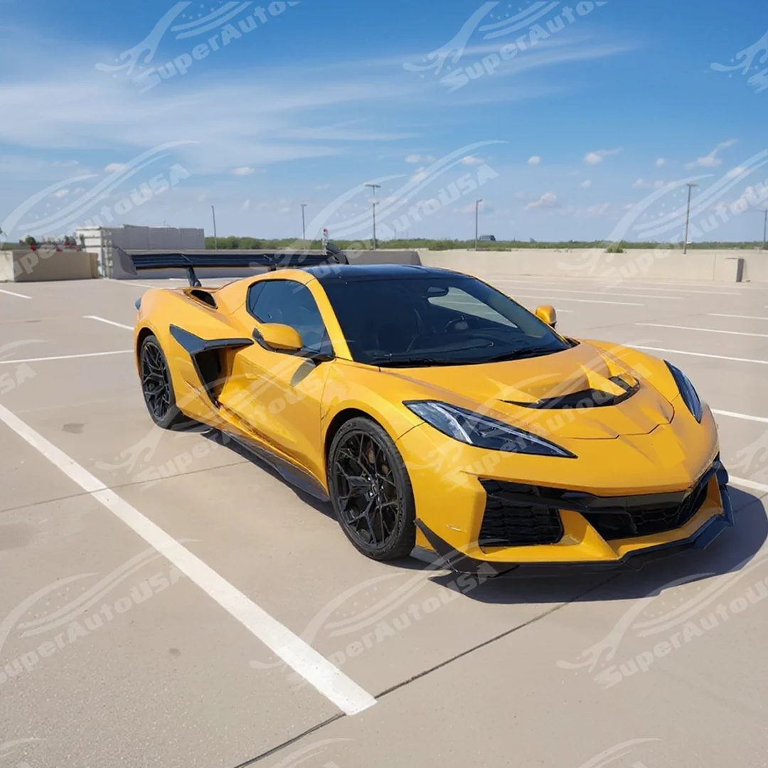 2020+ Chevrolet Corvette C8 - ZR1 Style Carbon Fiber Hood - Image 11