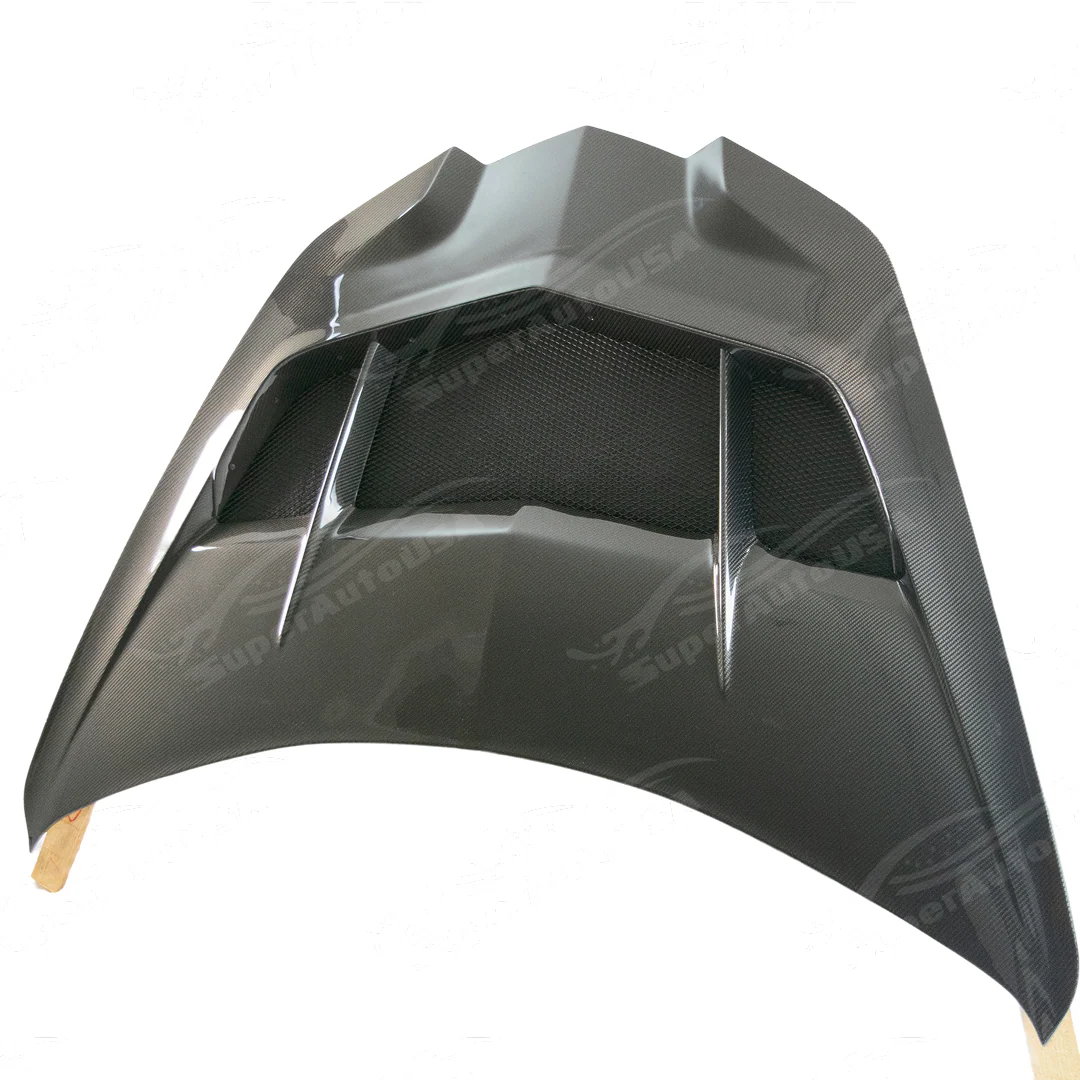 2020+ Chevrolet Corvette C8 - ZR1 Style Carbon Fiber Hood - Image 3