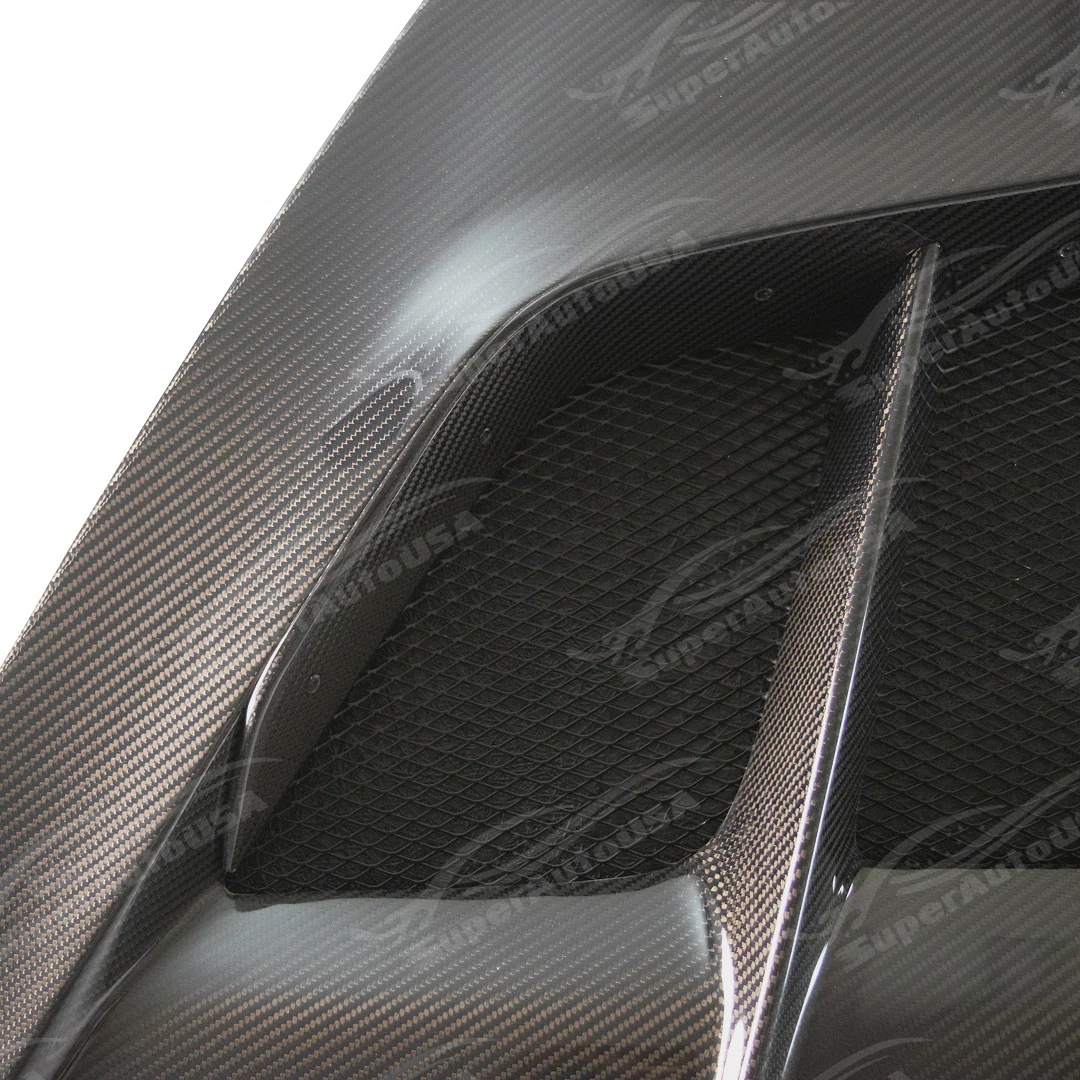 2020+ Chevrolet Corvette C8 - ZR1 Style Carbon Fiber Hood - Image 7