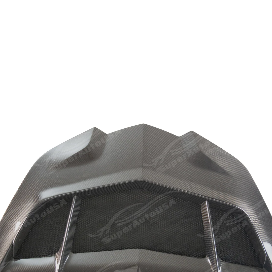 2020+ Chevrolet Corvette C8 - ZR1 Style Carbon Fiber Hood - Image 9