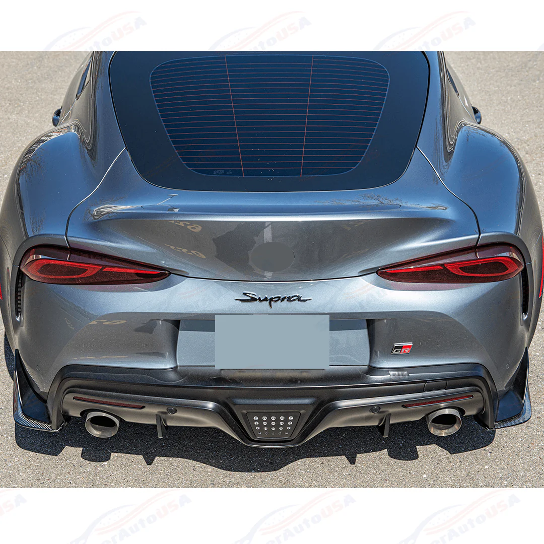 Fits 2020-Up Toyota Supra A90 Artisan Spirit Carbon Fiber Rear Apron Corner Lip - Image 5