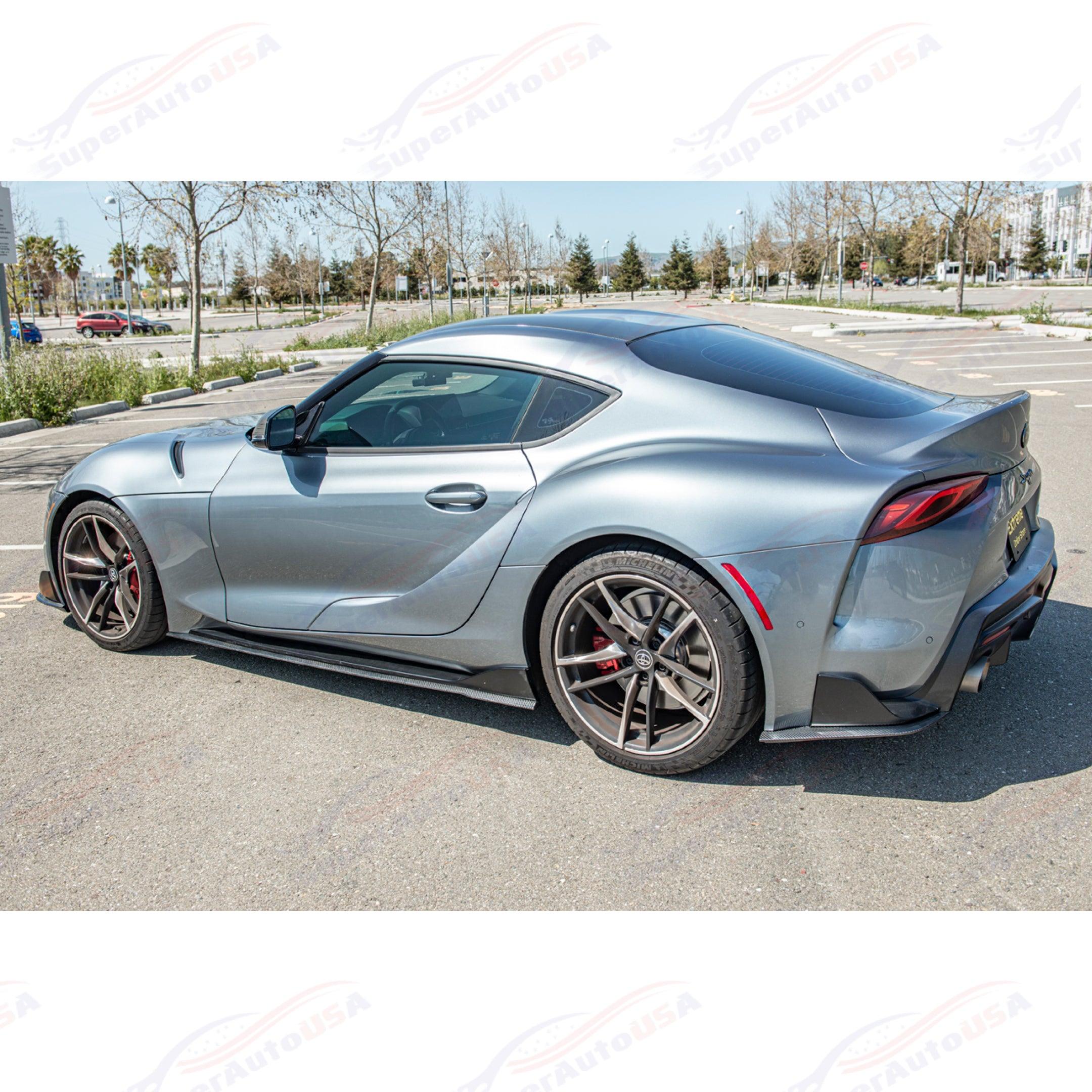 Fits 2020-Up Toyota Supra A90 Artisan Spirit Carbon Fiber Side Skirts - Image 2