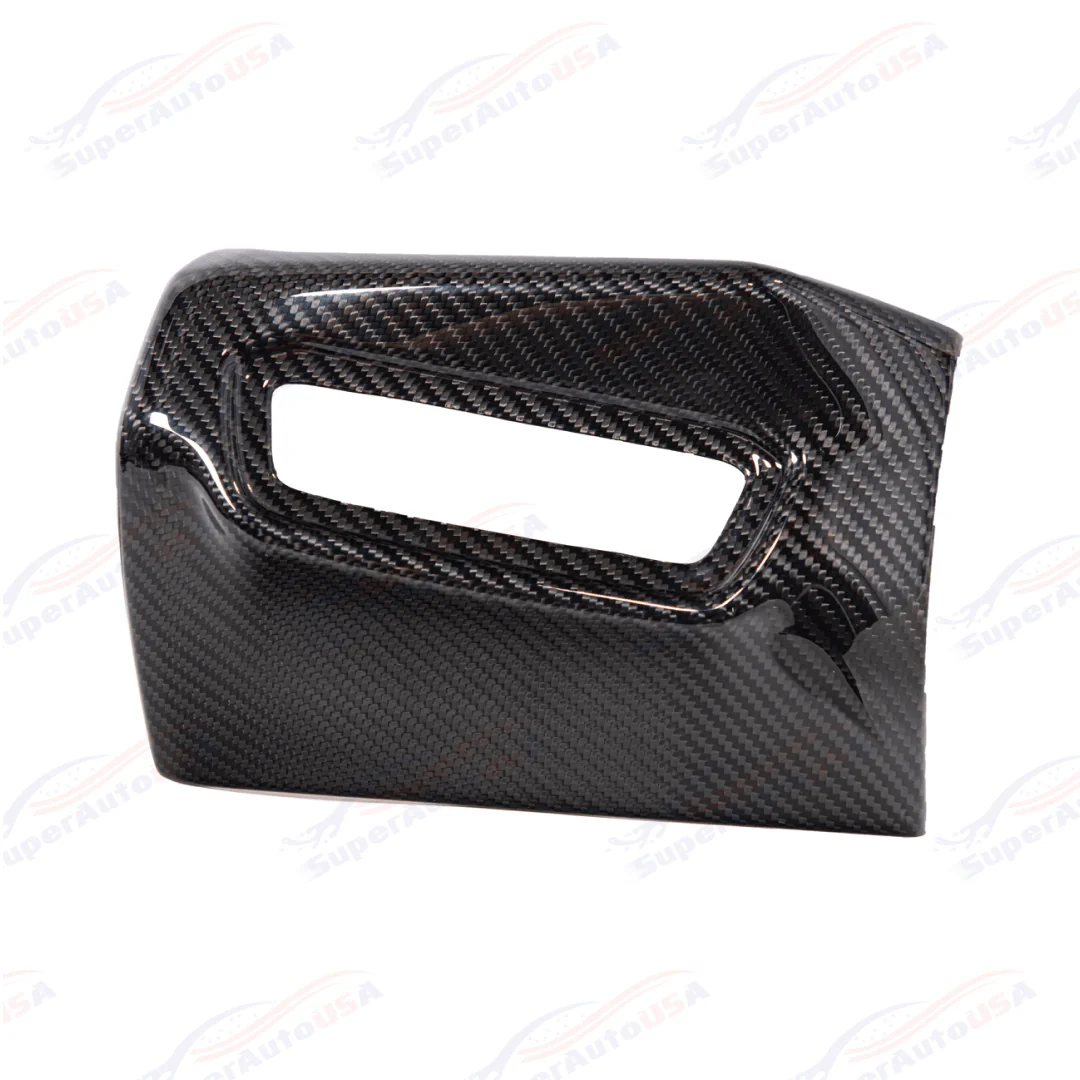 Fits 2020-Up Toyota Supra Carbon Fiber Headlight Switch Button Cover - Image 11