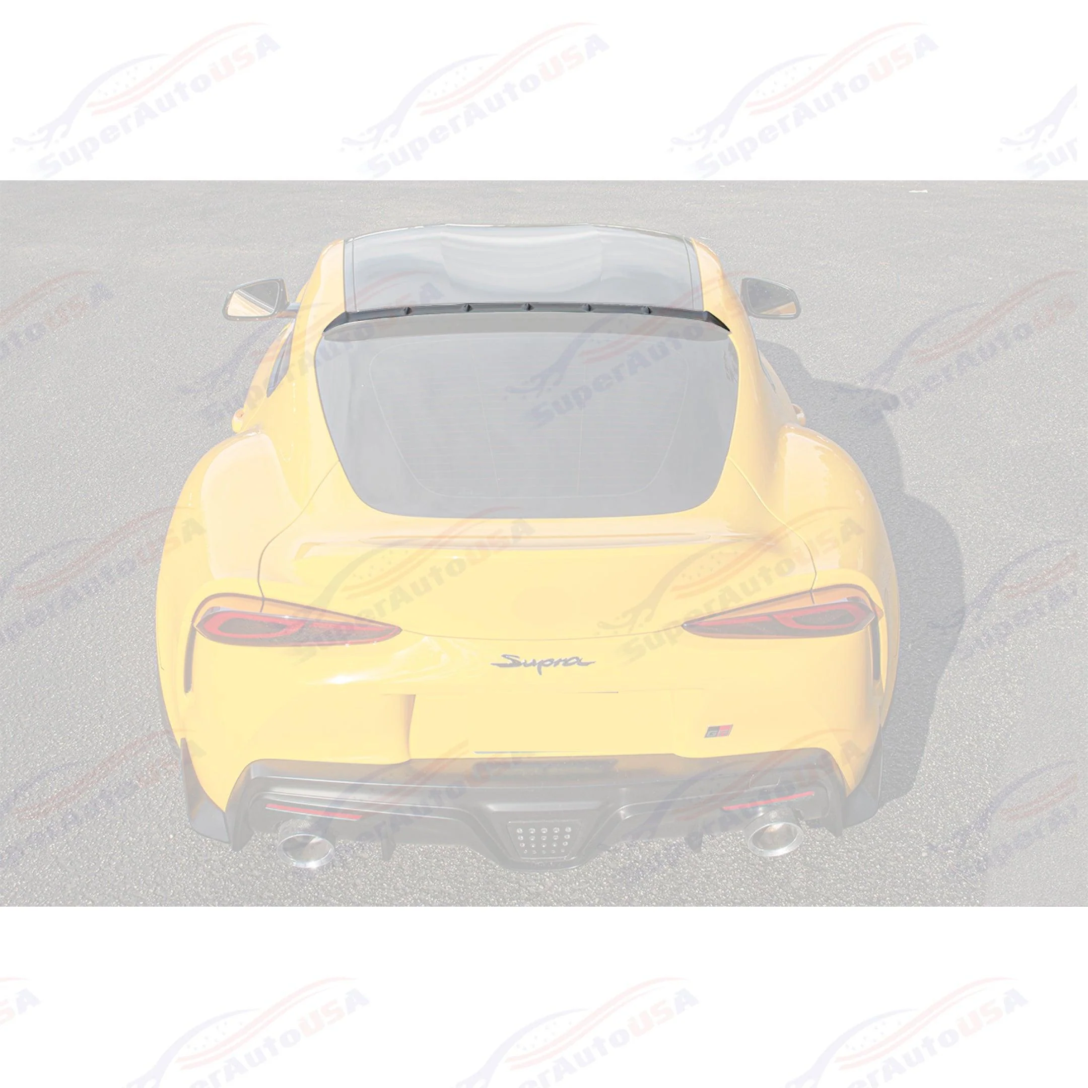 Fits 2020-Up Toyota Supra Unpainted Performance Rear Roof Spoiler - Image 2