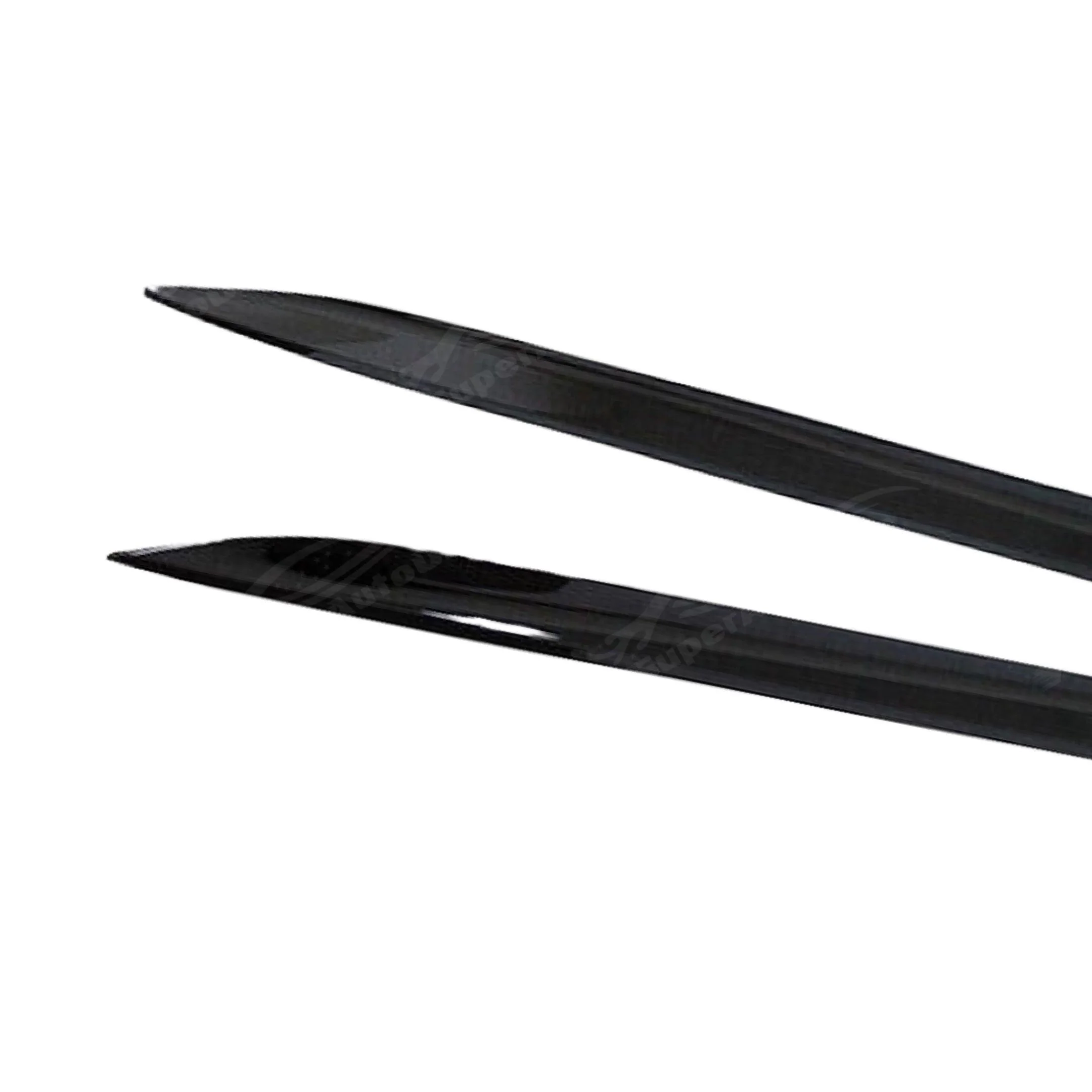 Fits 2021-2024 BMW 4 Series G22 G23 430i Gloss Black Side Skirts - Image 2