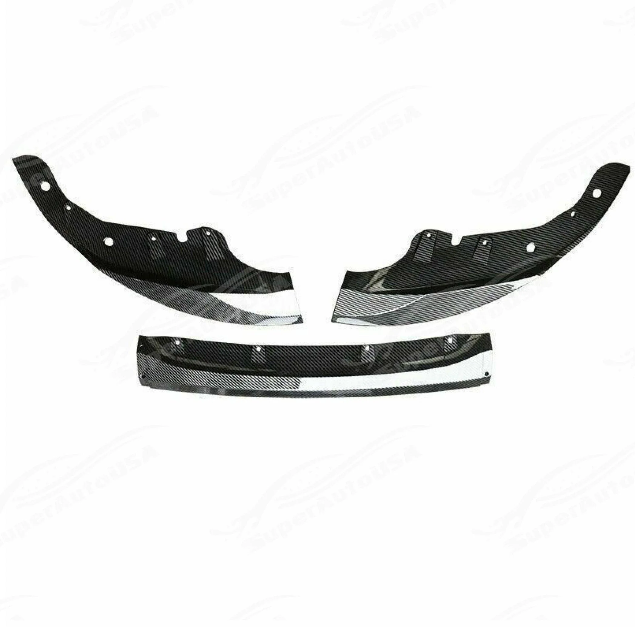 Fits 2021-2024 BMW G22/G23 430i/M440i MP Style Carbon Fiber Print Front Lip Spoiler - Image 7