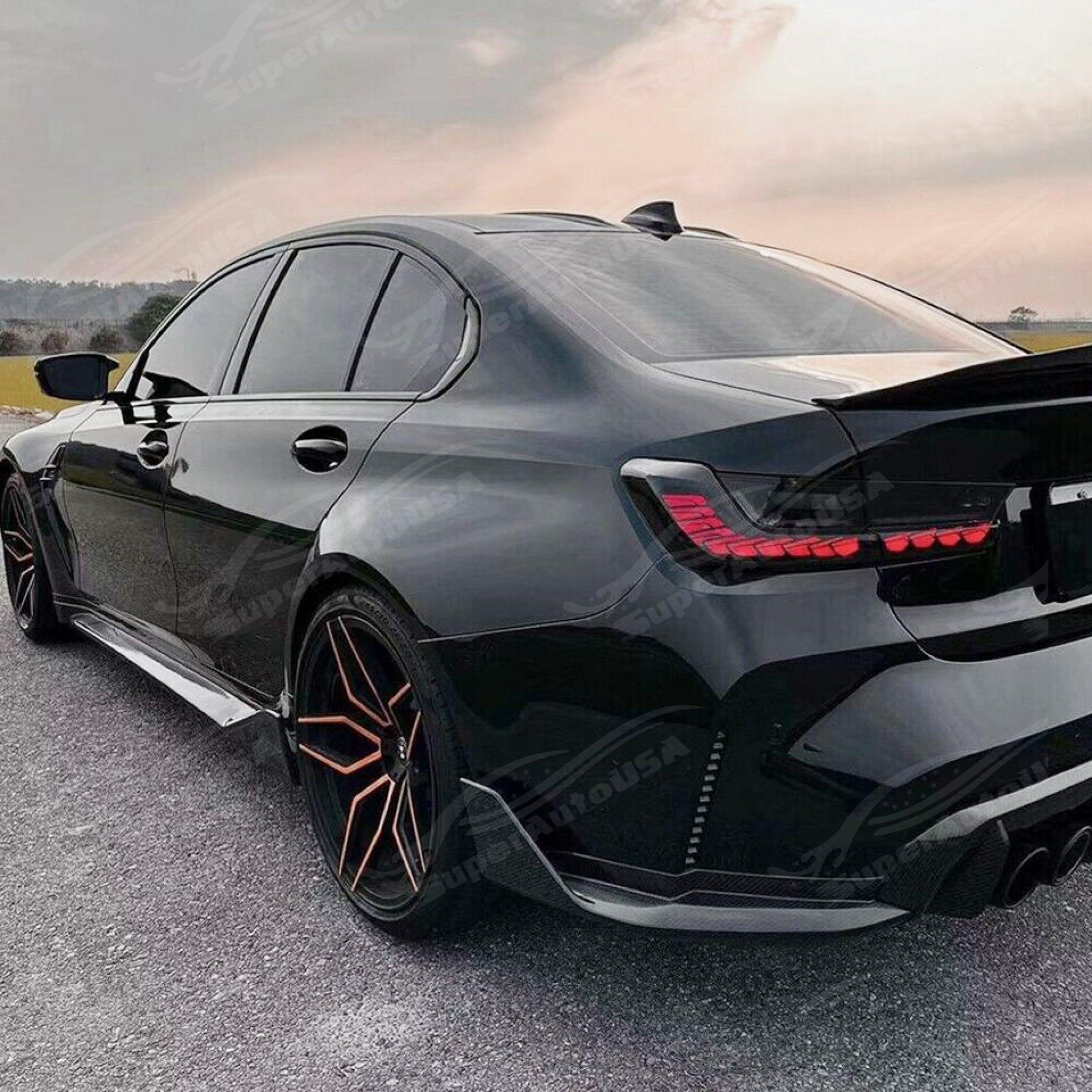 2021+ BMW G80 M3 + G82 G83 M4 - MP Style Side Skirts - Gloss Black - Image 13