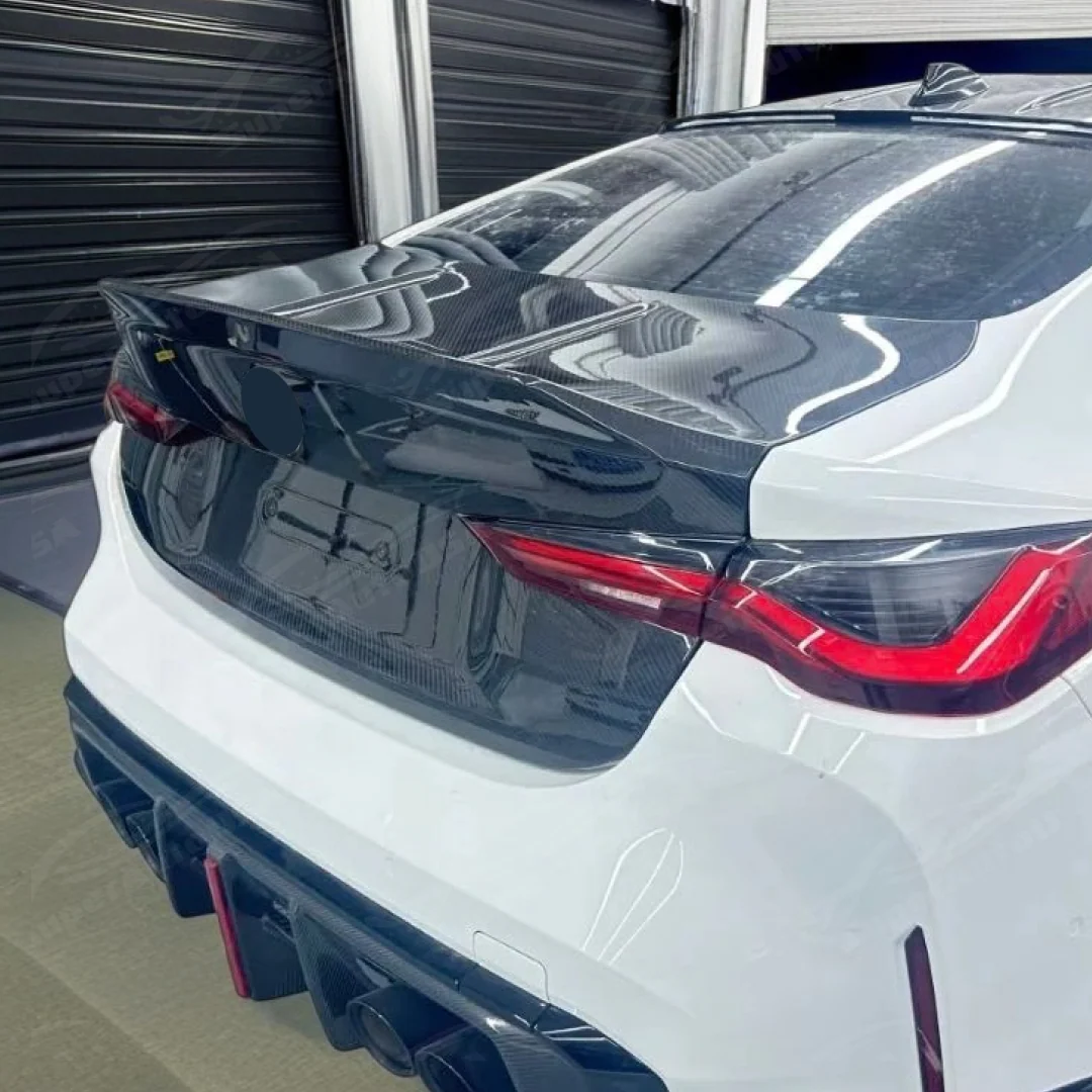 2021-2025 BMW G82 M4 + G22 430i / M440i - CSL Style Carbon Fiber Trunk Lid w/ Duckbill - Image 12