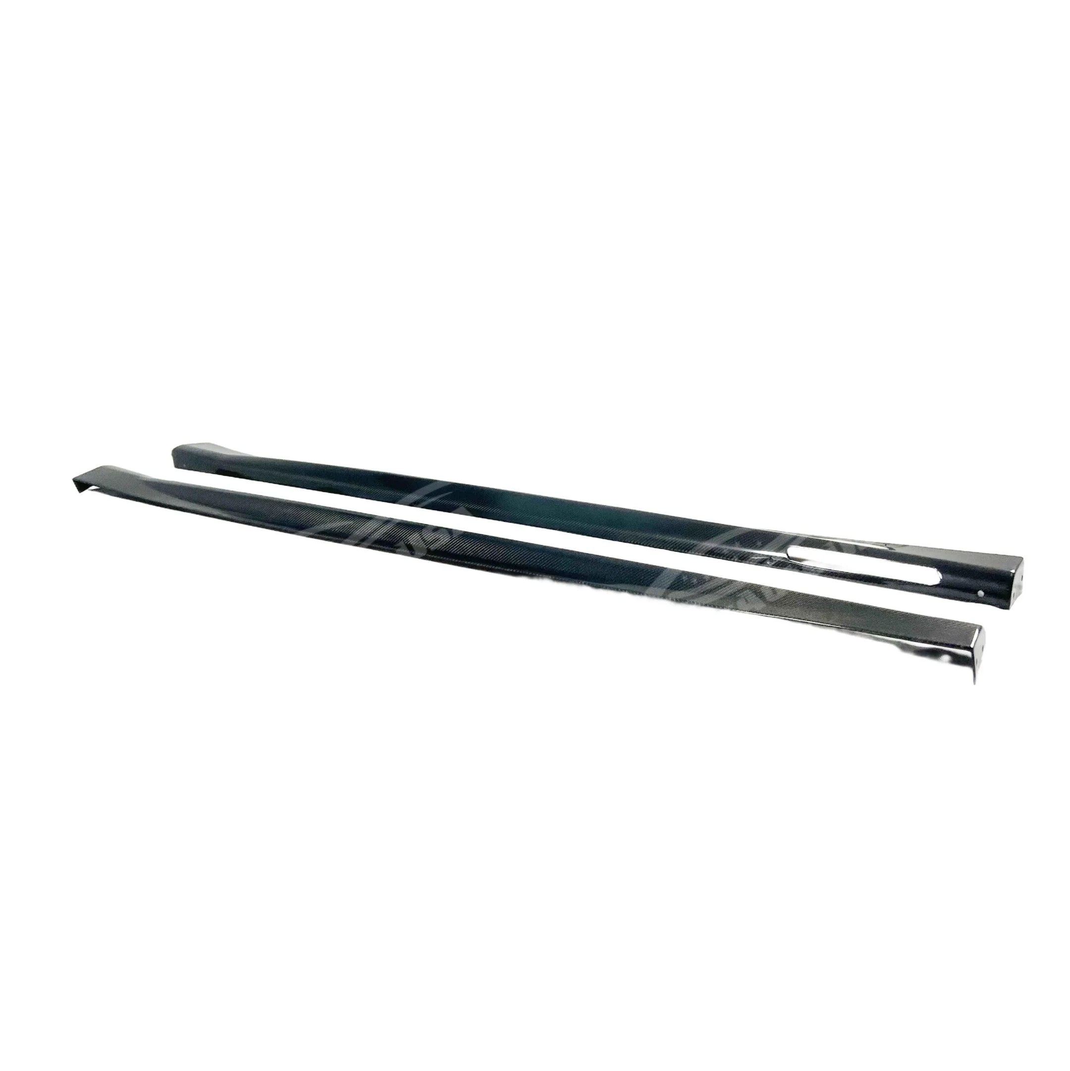 Fits 2021-2025 BMW G22/G23 430i/M440i 4 Series CSL Style Real Carbon Fiber Side Skirt - Image 3