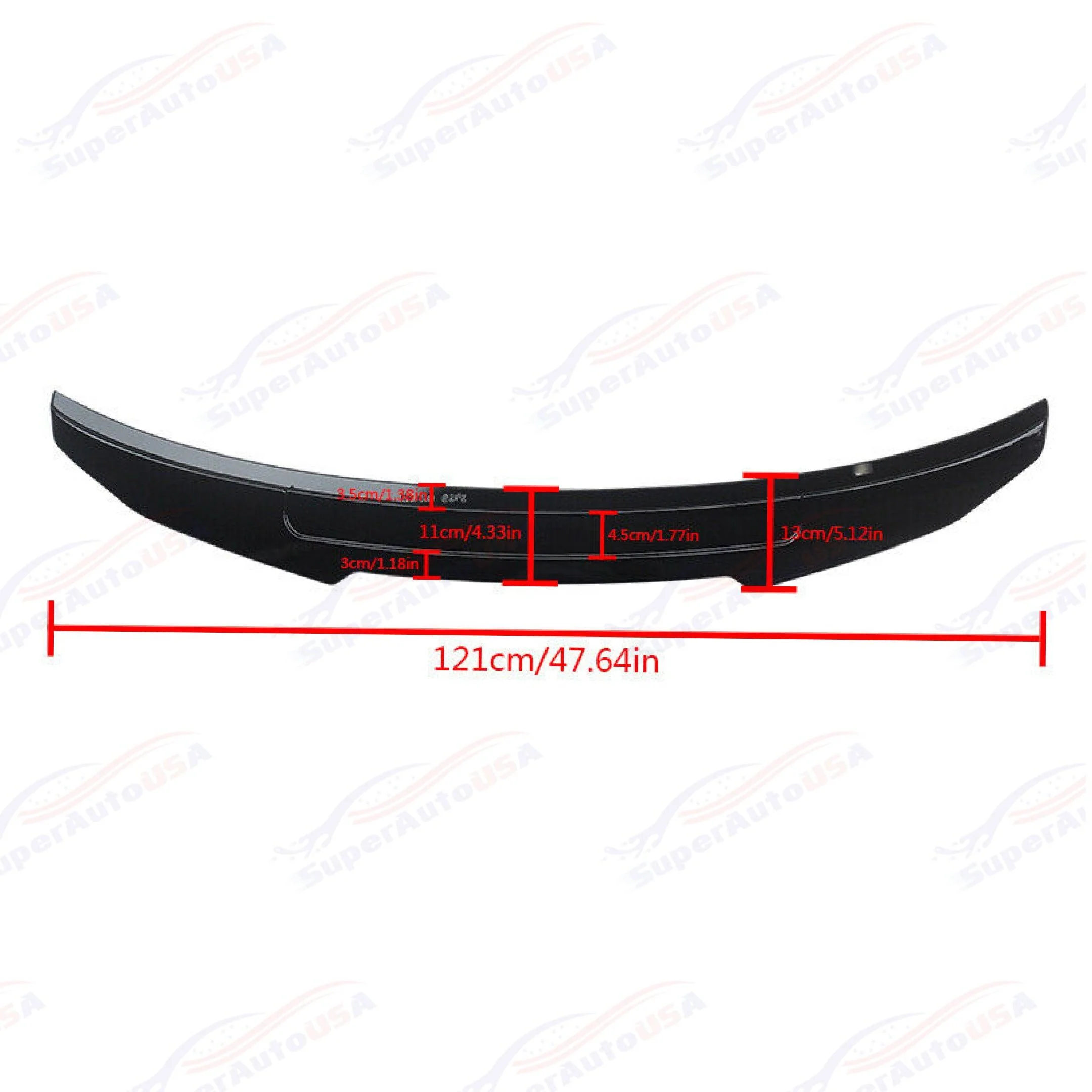 2021+ BMW G22 430i M440i M4 - PSM Style Trunk Spoiler Wing - Gloss Black - Image 6