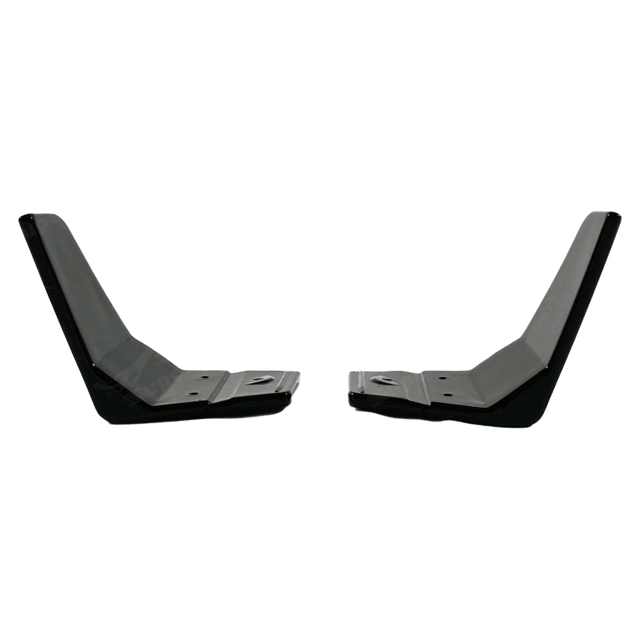 Fits 2022-2025 BMW iX Gloss Black Rear Splitters Corners - Image 7