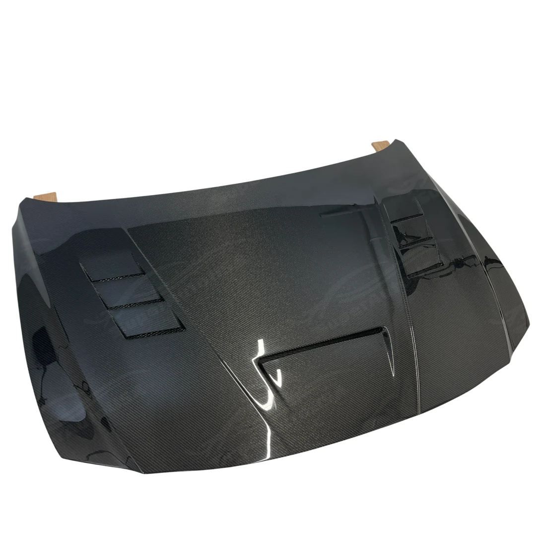 Fits 2022-2025 Hyundai Elantra N Real Carbon Fiber Front Engine Vented Hood - Image 3