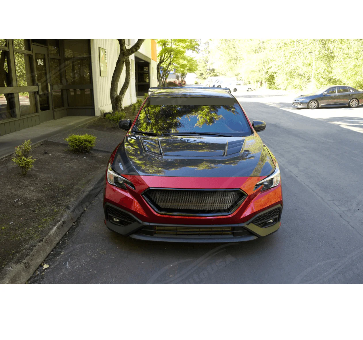2022-2026 Subaru WRX VB - Carbon Fiber Hood - Reverse Scoop (FOR FMIC) - Image 6