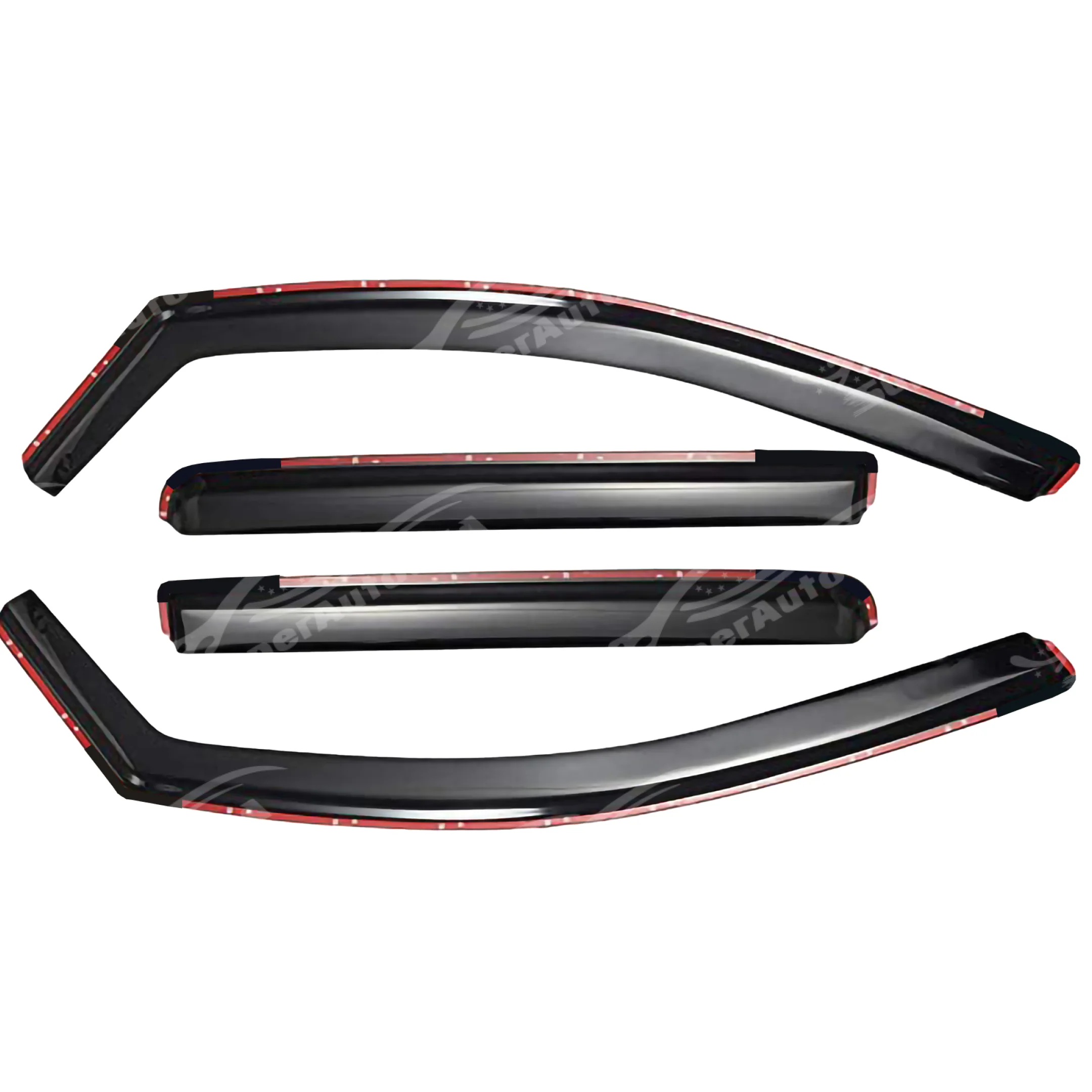 Fits 2022-2025 Benz C-Class C300 In-Channel Window Visor Rain Wind Shade Deflector - Image 2
