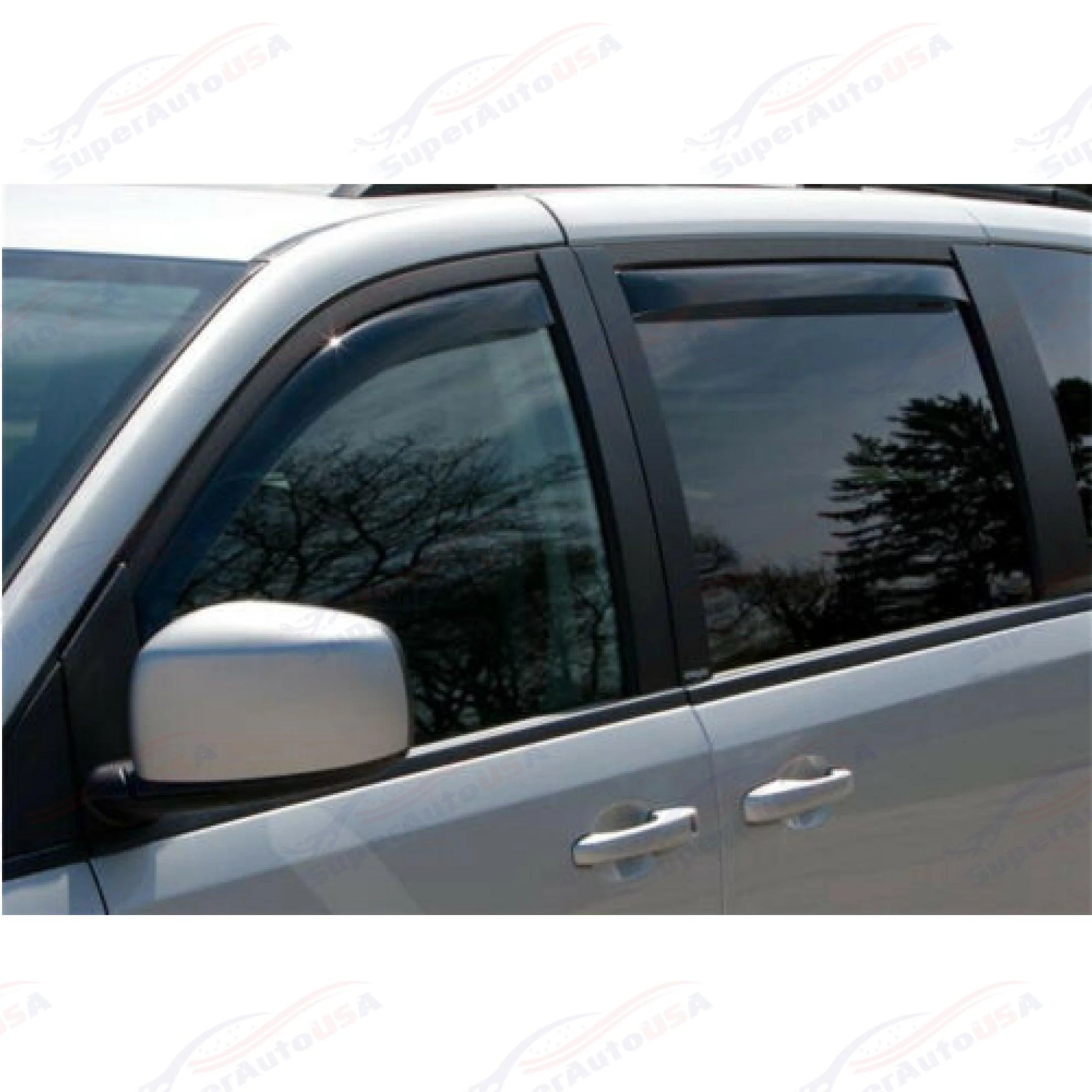 Fits 2023-2024 Honda HR-V In-Channel Window Vent Visor Rain Sun Guards - Image 3