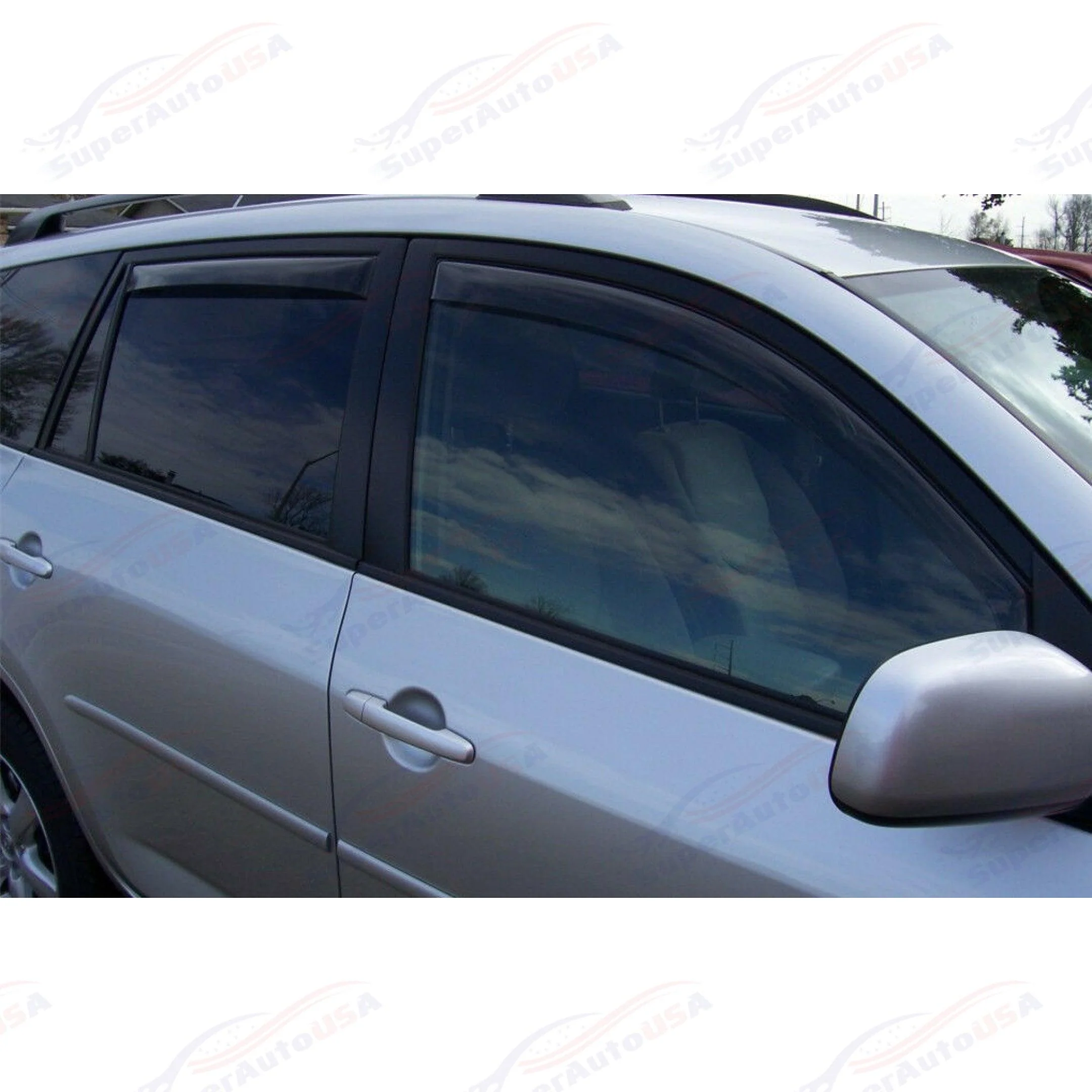 Fits 2023-2024 Honda HR-V In-Channel Window Vent Visor Rain Sun Guards - Image 4