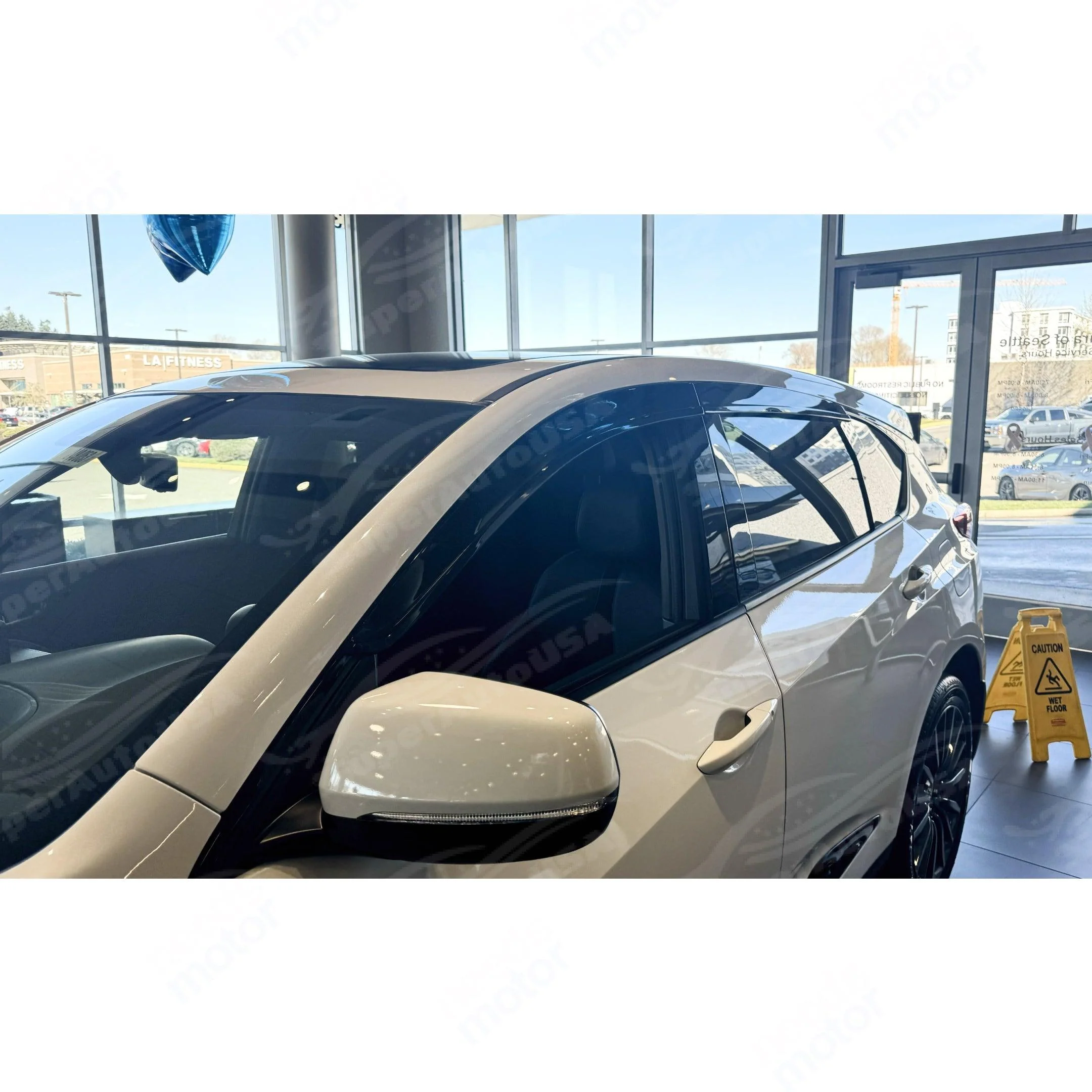 Fits 2016-2022 Lexus RX350 Window Vent Visors Rain Sun Wind Guards Shade Deflectors - Image 3