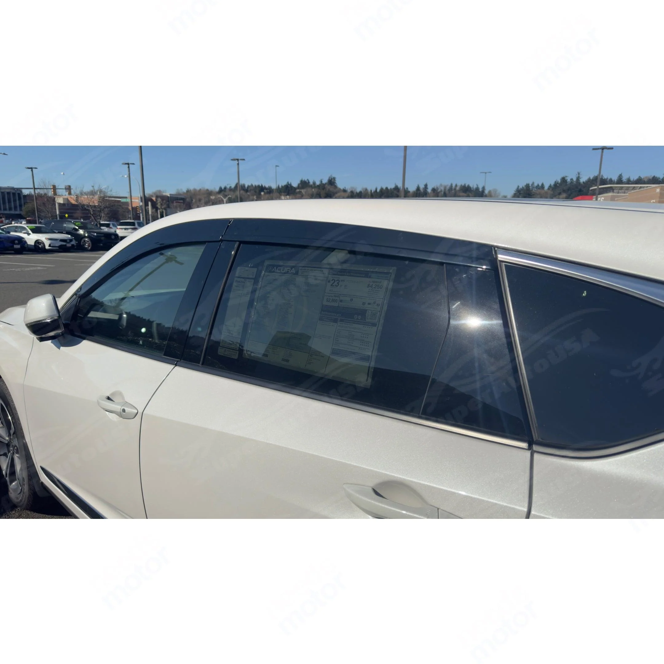 Fits 2016-2022 Lexus RX350 Window Vent Visors Rain Sun Wind Guards Shade Deflectors - Image 5