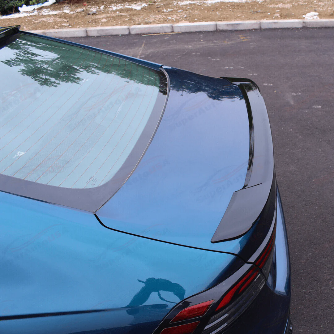 Fits 2023-Up Honda Accord OE Factory Style Gloss Black Rear Trunk Spoiler Wing - Image 2