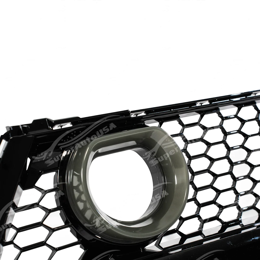 Fits 2024-2026 Ford Mustang GT-V Style White Amber LED Halo Rim Front Bumper Grill - Image 9