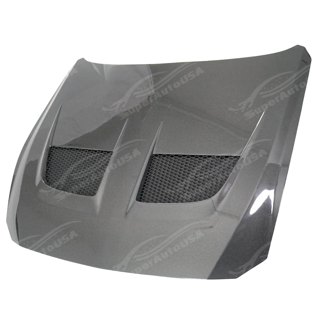 Fits 2024-26 Ford Mustang GTD Style Carbon Fiber Engine Vented Hood - Image 12