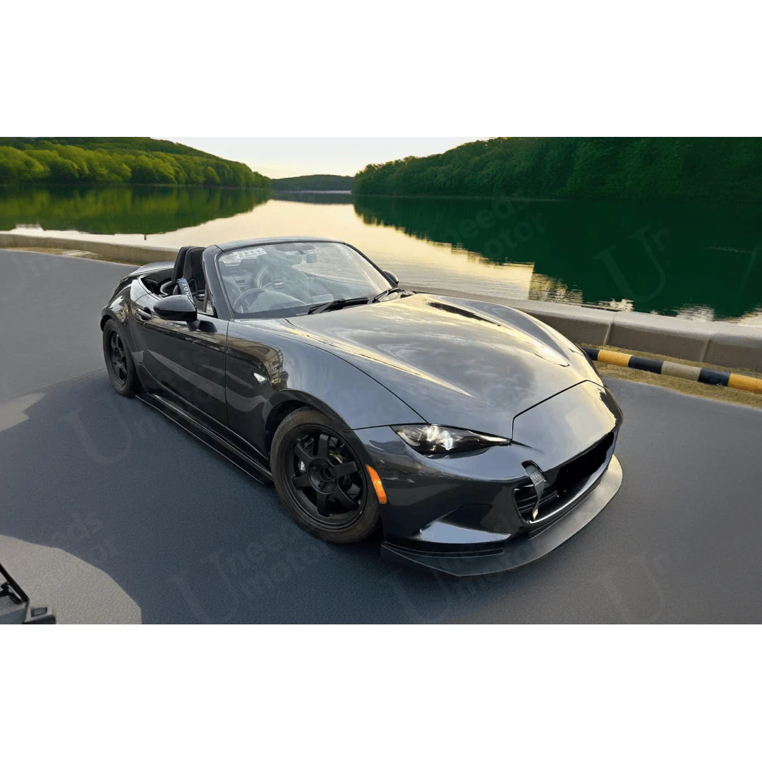 Fits 2016-2024 Mazda MX-5 Miata PU Front Splitter Lips - Image 5