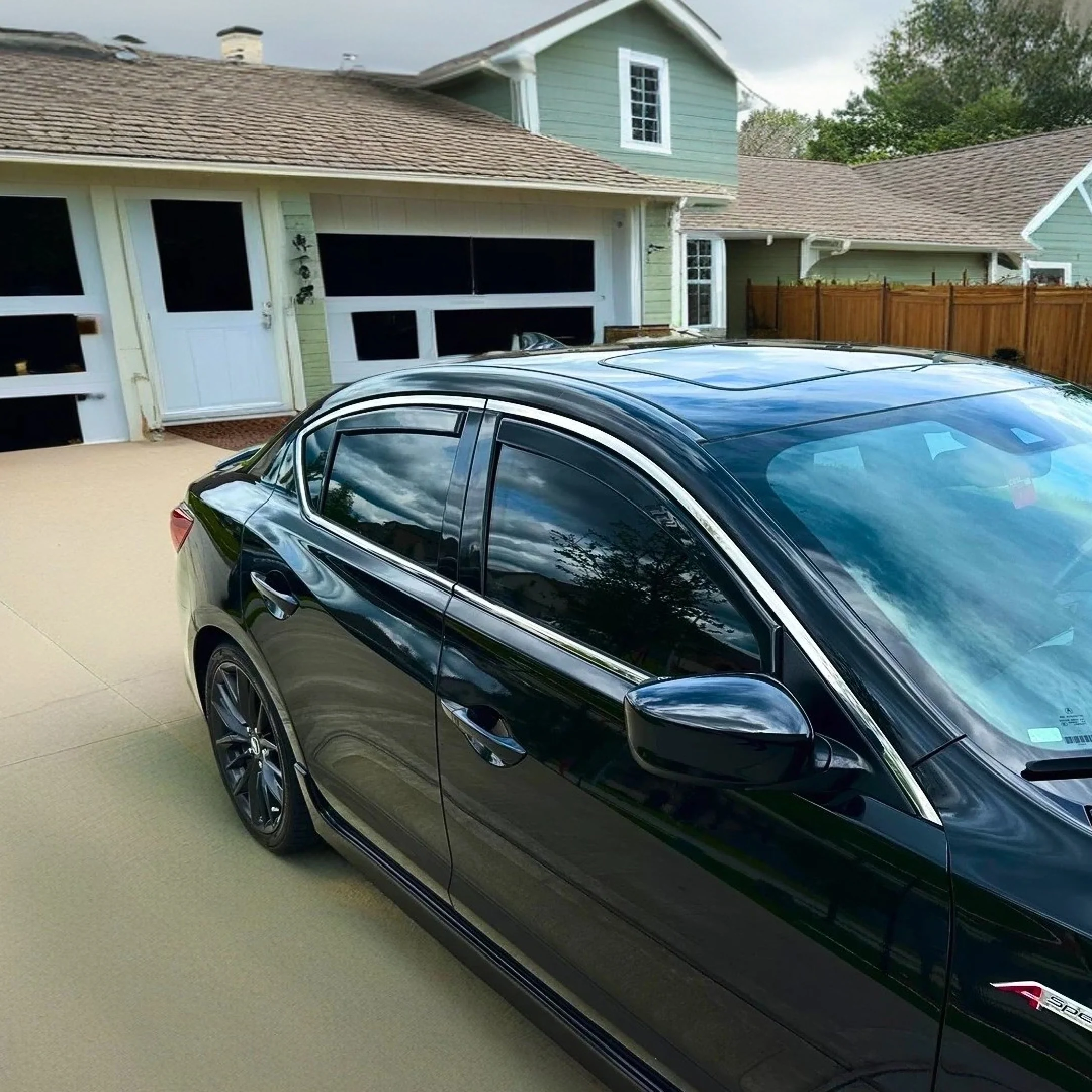 Fit 2016-2022 Acura ILX In-Channel Rain Guard Side Window Visor Vent Deflectors - Image 2