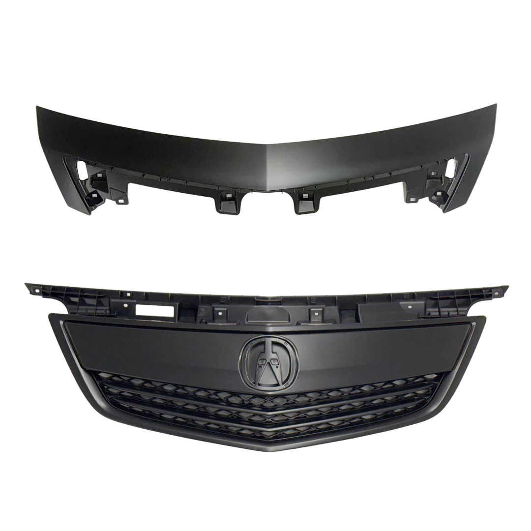 Front Grille with Upper Trim for 2012–2014 Acura TL – Paintable OE Style - Image 2