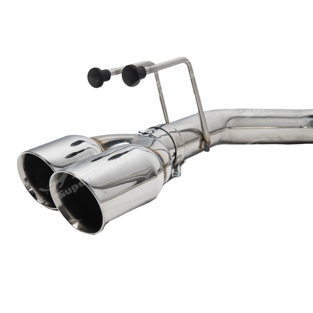 2021+ Acura TLX - Stainless Steel Muffler Delete Axle Back Exhaust with Quad Tips - Image 13