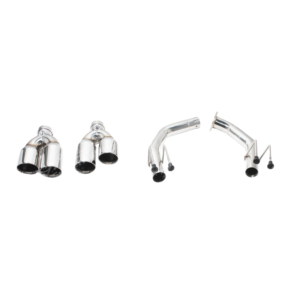 2021+ Acura TLX - Stainless Steel Muffler Delete Axle Back Exhaust with Quad Tips - Image 4