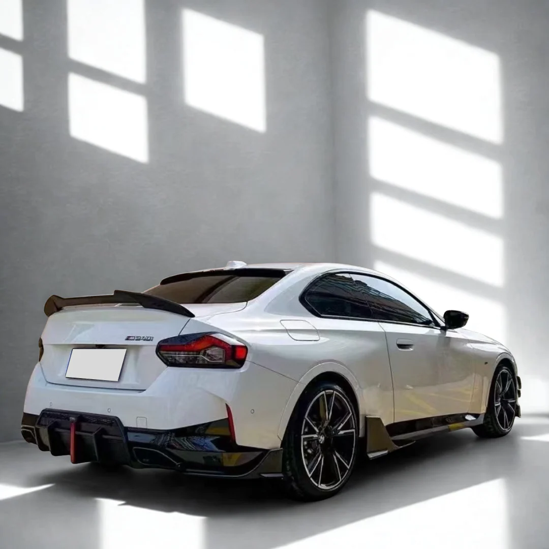 Fits BMW 2 Series G42 2022-2025 VTEN Side Body Skirt Splitter Under Spoiler Rocker Panel Bottom Extension Lip - Image 2