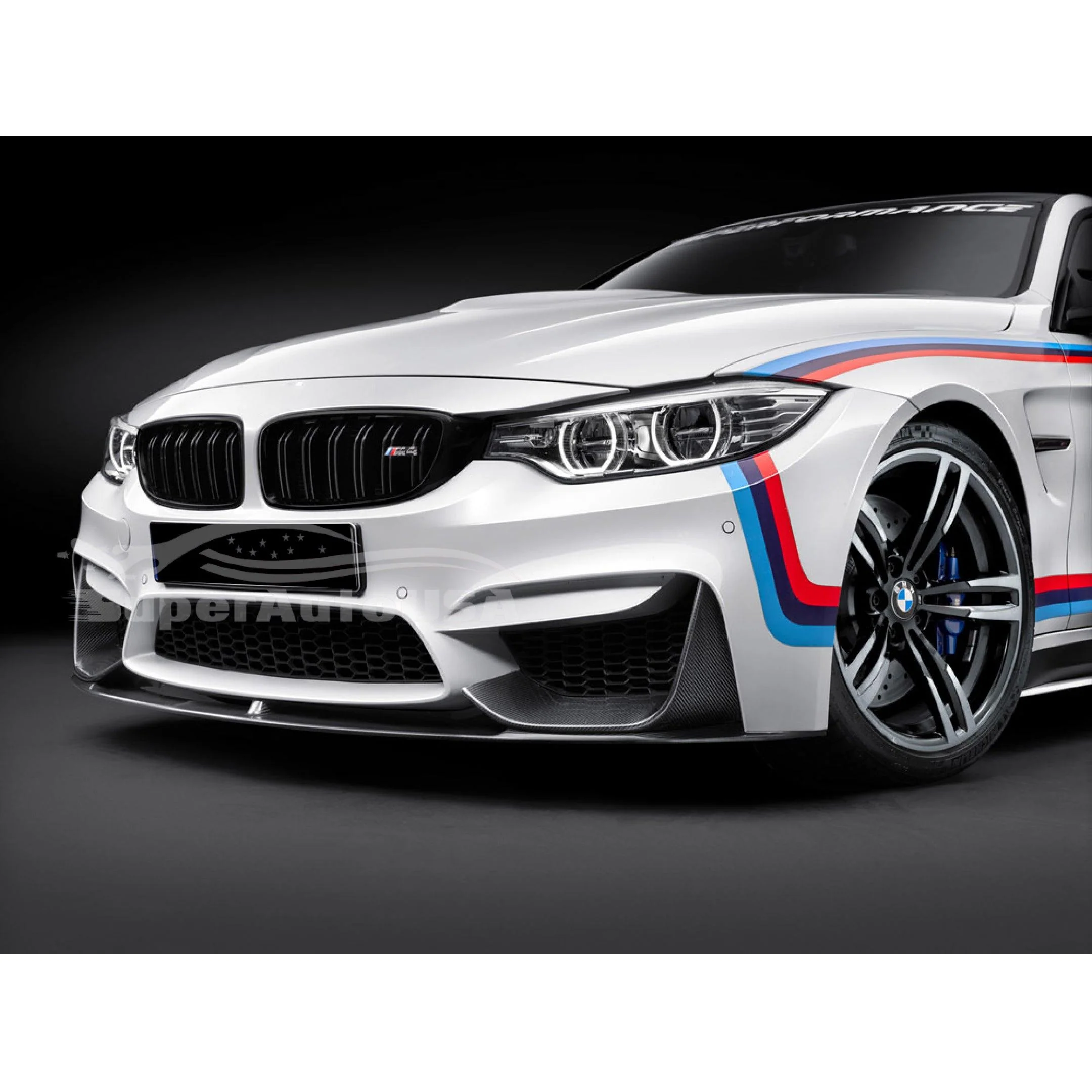 Front Splitter Lip Fits 2015-2020 BMW F80 M3 F82 F83 M4 - Image 2