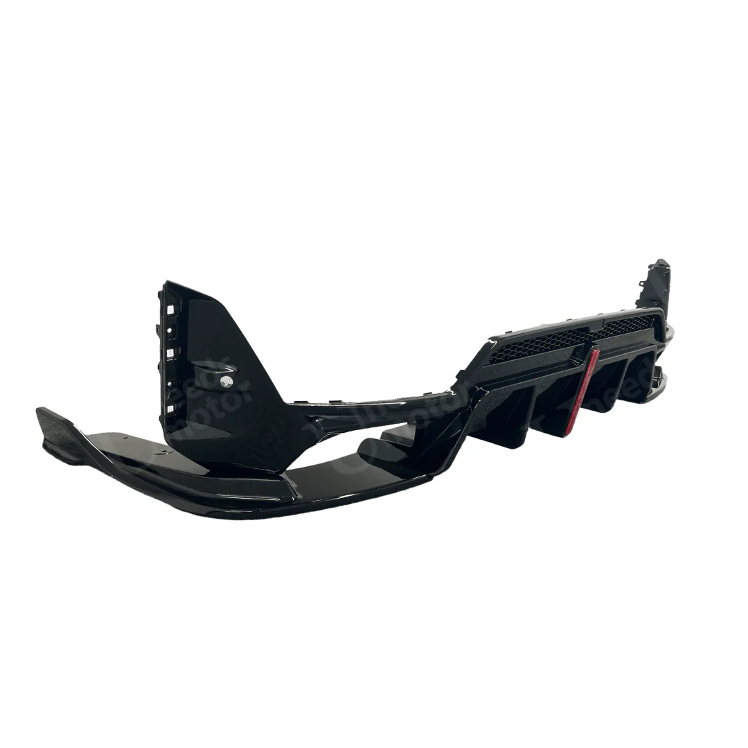 Fits BMW 3 Series G20 LCI 330i M-Sport 2023-2024 VTEN Gloss Black Rear Diffuser with LED Light - Image 14