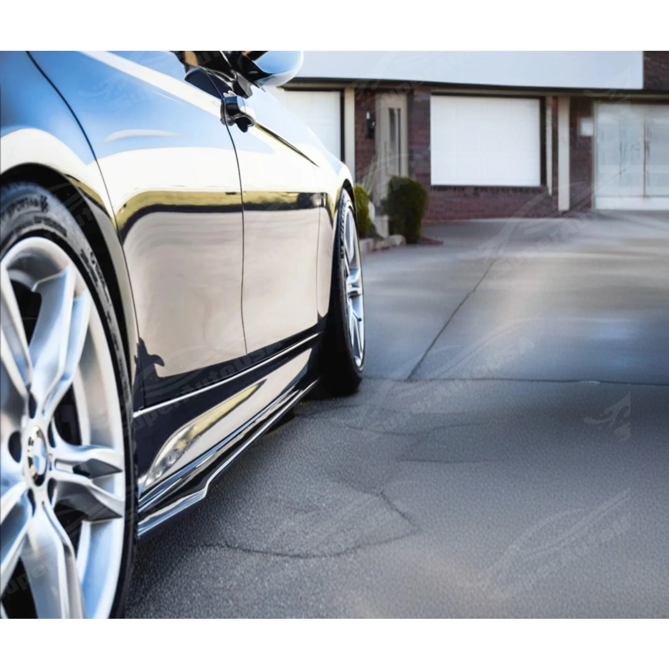 Fits BMW 4 Series F32 F33 F36 2014-2020 M Performance VTEN Gloss Black Side Body Skirts Splitters Under Spoilers Rocker Panel Bottom Extension Lips - Image 5
