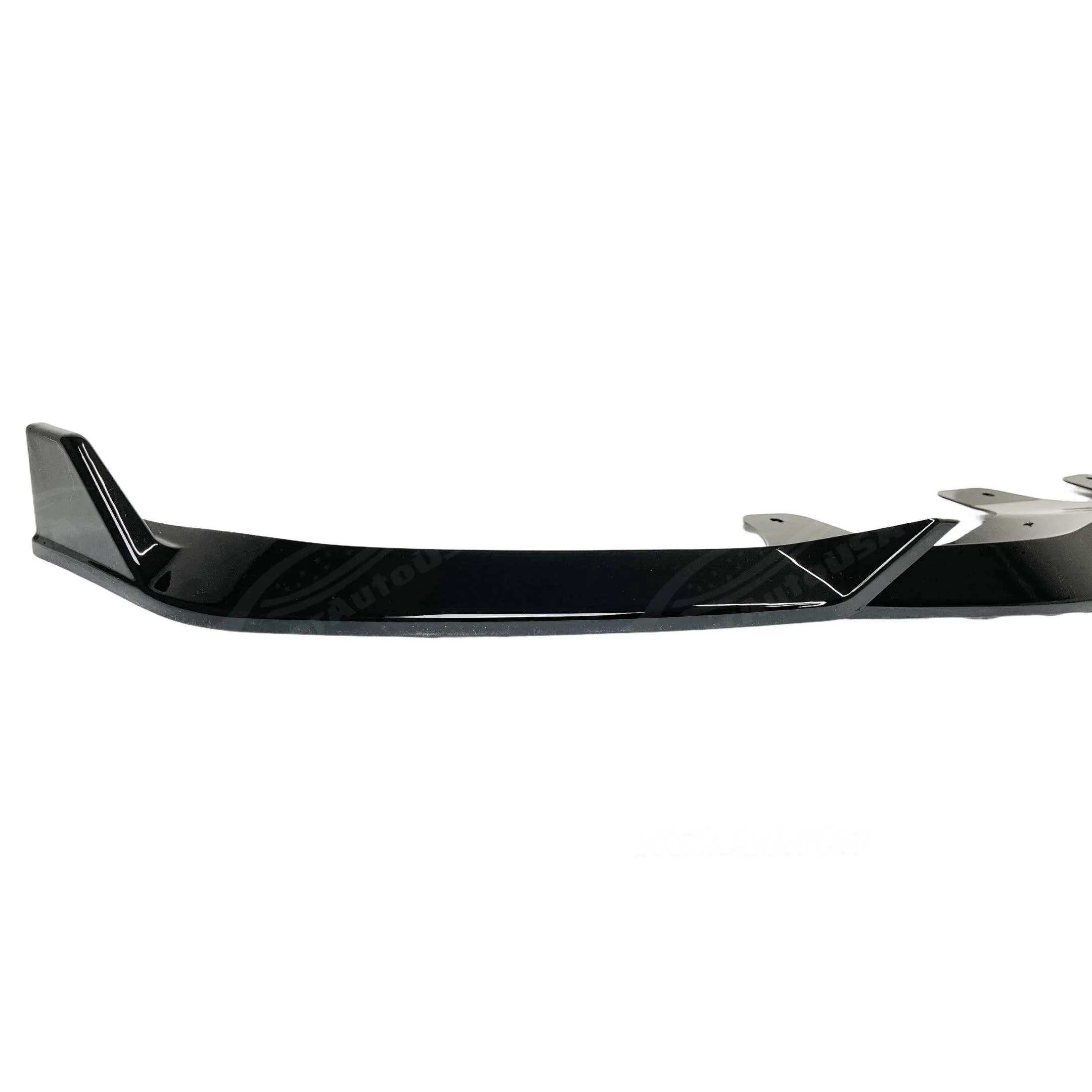 Fits BMW iX 2022-2025 Gloss Black Front Splitter Lip Spoiler - Image 3