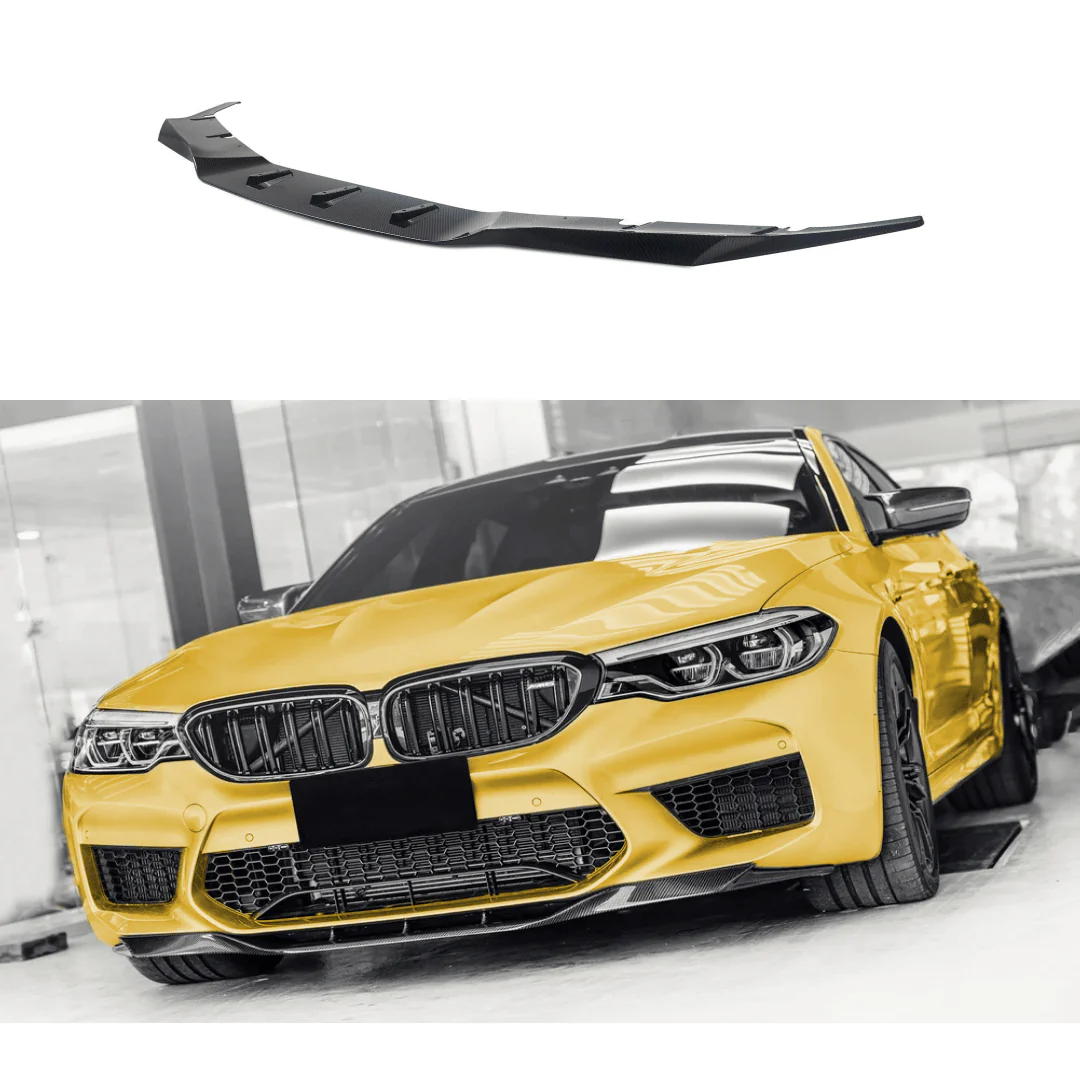 Fits BMW M5 M5C (F90) CS/Competition 2018-2023 Carbon Fiber Print Front Lip