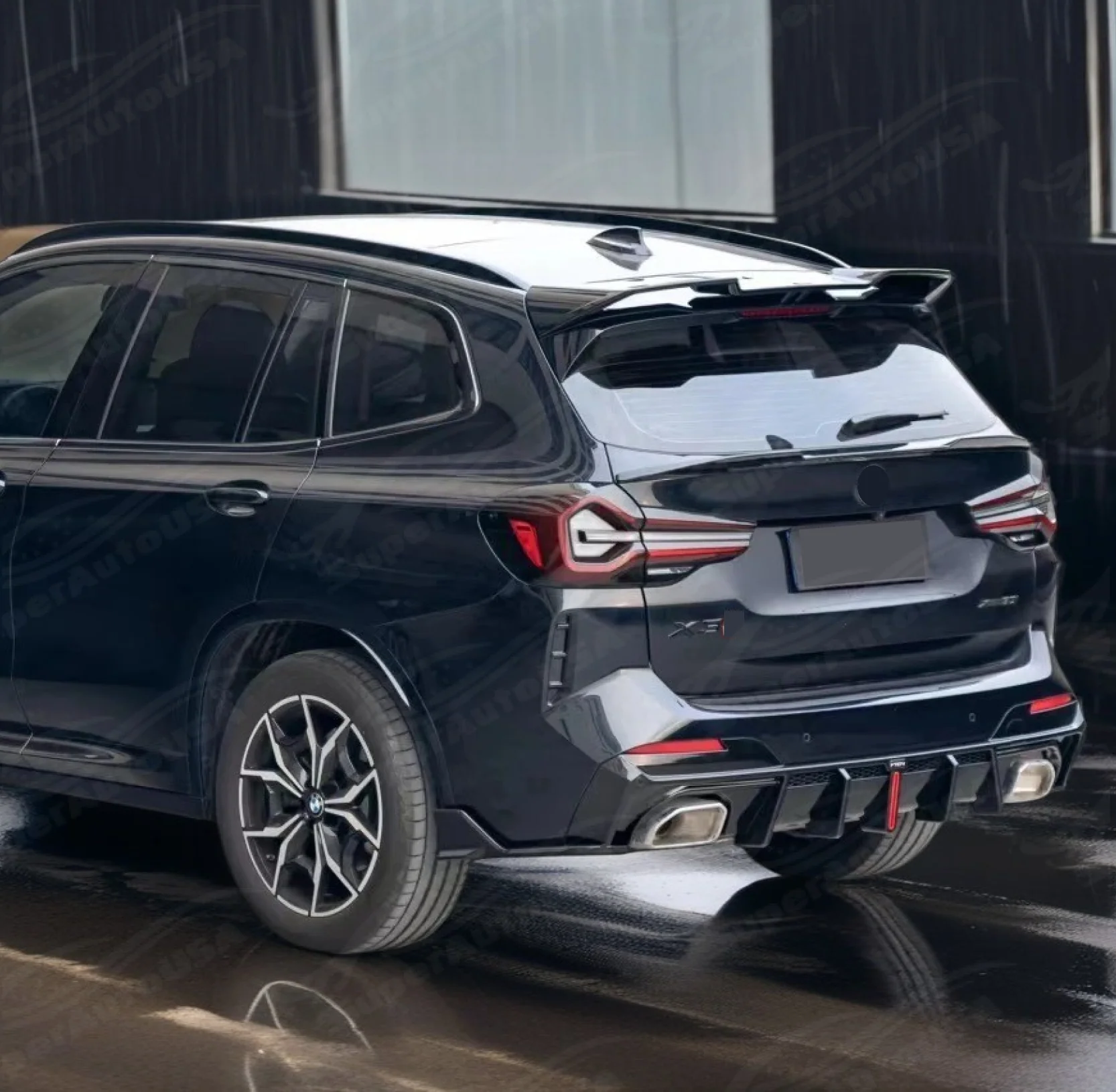 Fits BMW X3 G01 LCI M-Sport Package 2022 2023 2024 Rear Roof Spoiler Wing VTEN - Image 7