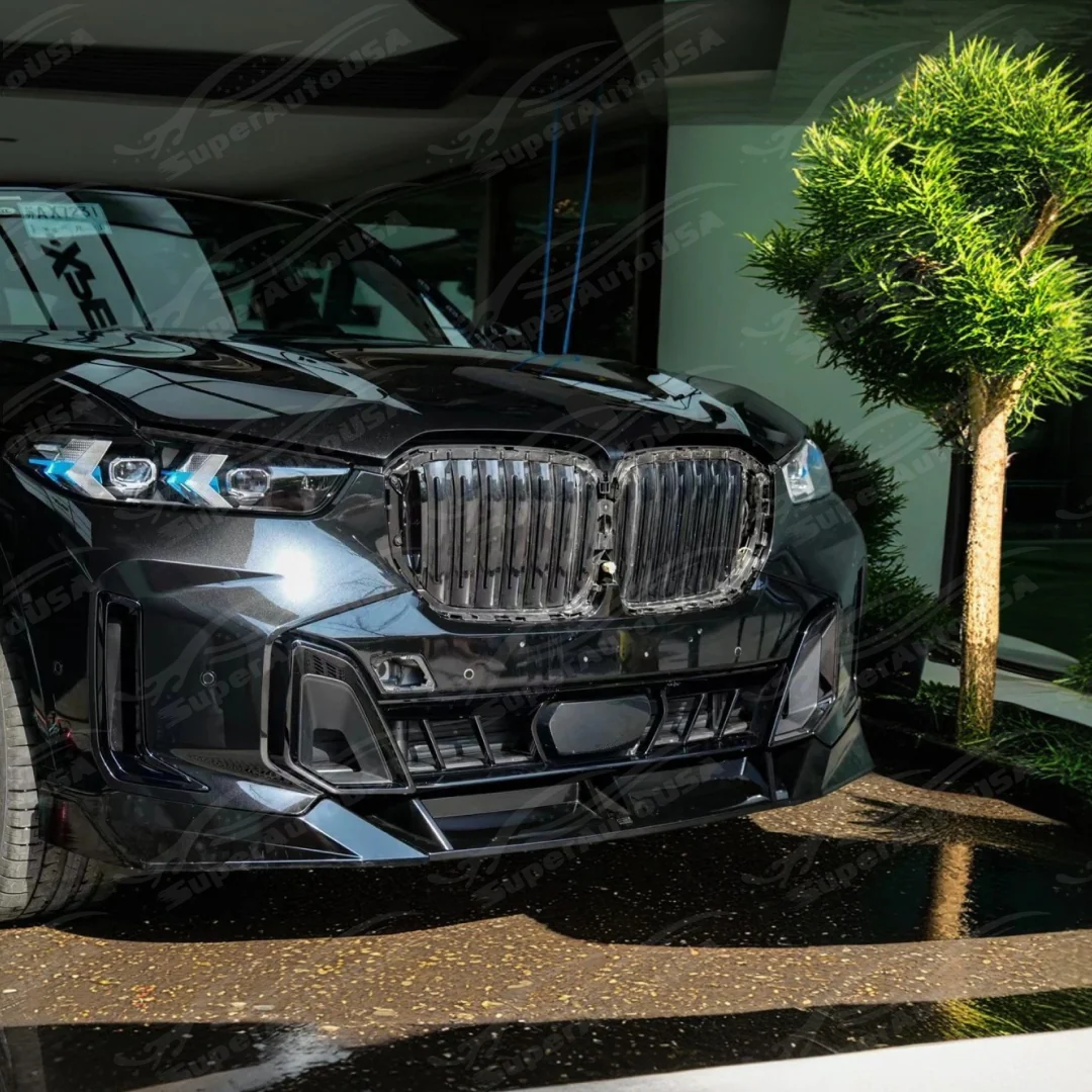 Fits BMW X5 G05 LCI M-Sport Package 2024 2025 VTEN Front Bumper Lip - Image 3