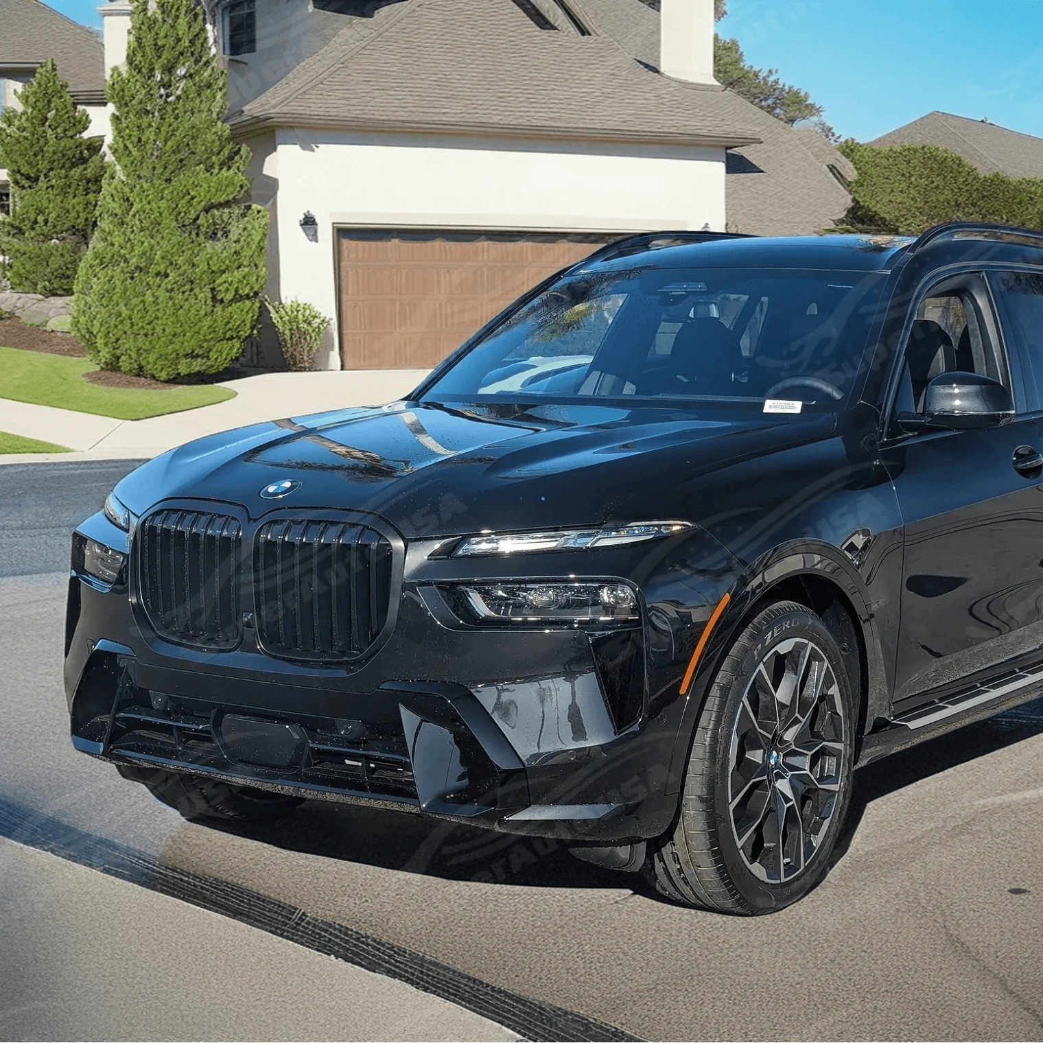 Fits BMW X7 SUV 2023-2025 LCI Gloss Black Front Upper Ornamental Grille - Image 11