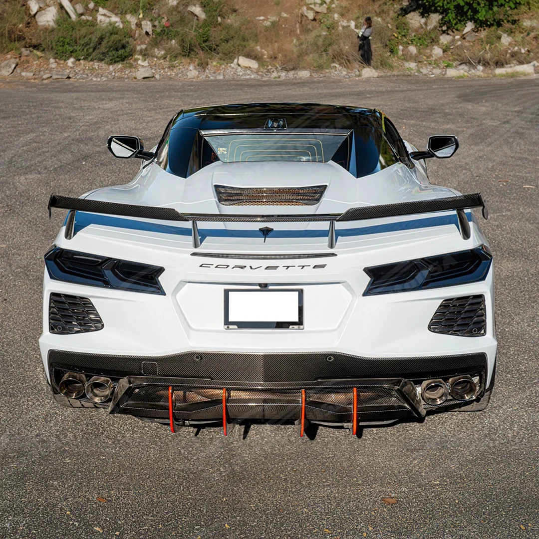 2020+ Chevrolet Corvette C8 - Tinted Rear Light Lens Cover - Image 13