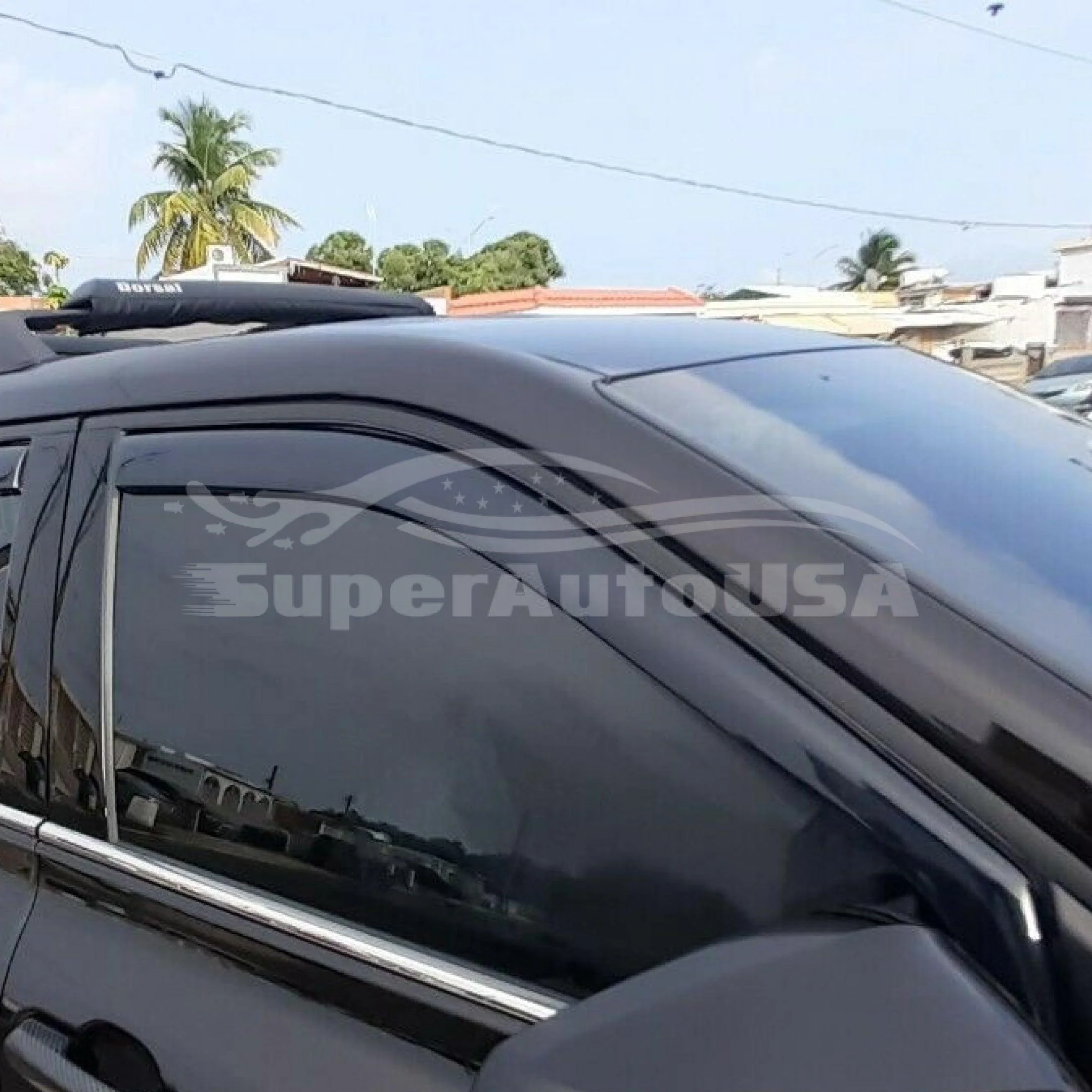 Fit 2012-2015 Honda Civic Sedan In-Channel Vent Window Visors Rain Sun Wind Guards Shade Deflectors - Image 6